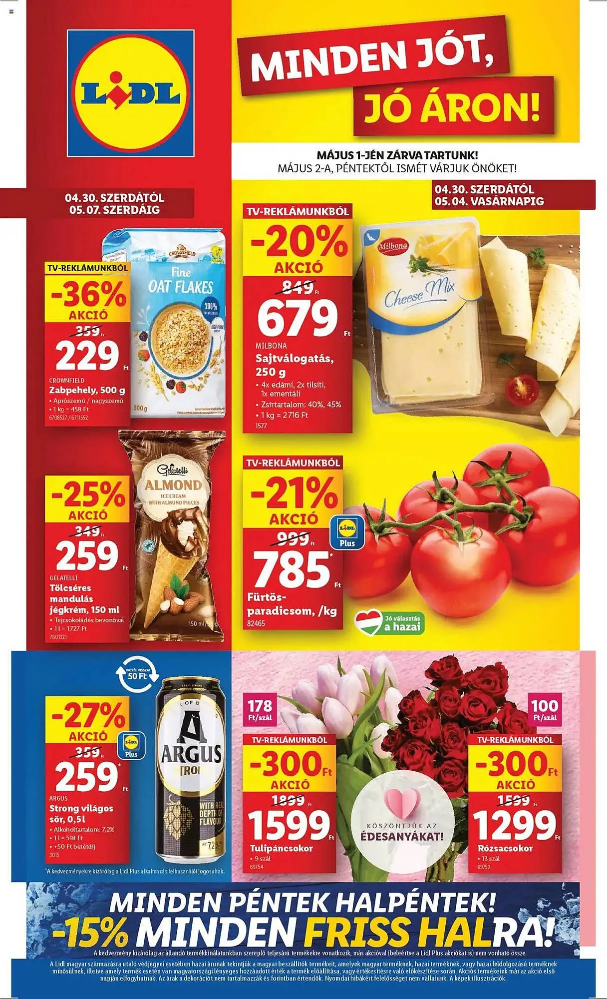 Katalógus Lidl akciós újság április 30.-tól május 7.-ig 2025. - Oldal 1