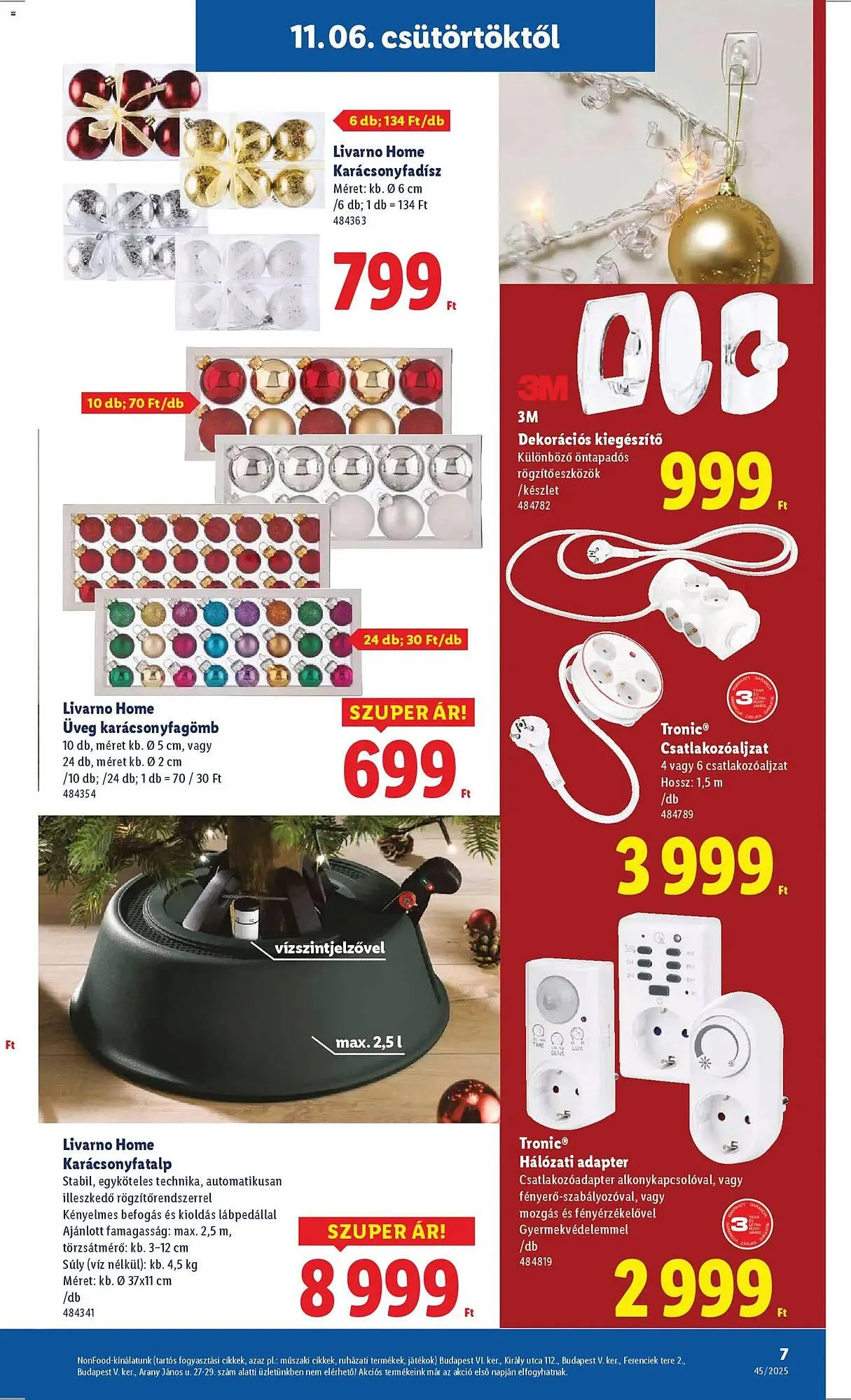 Katalógus Lidl akciós újság november 6.-tól december 28.-ig 2025. - Oldal 7