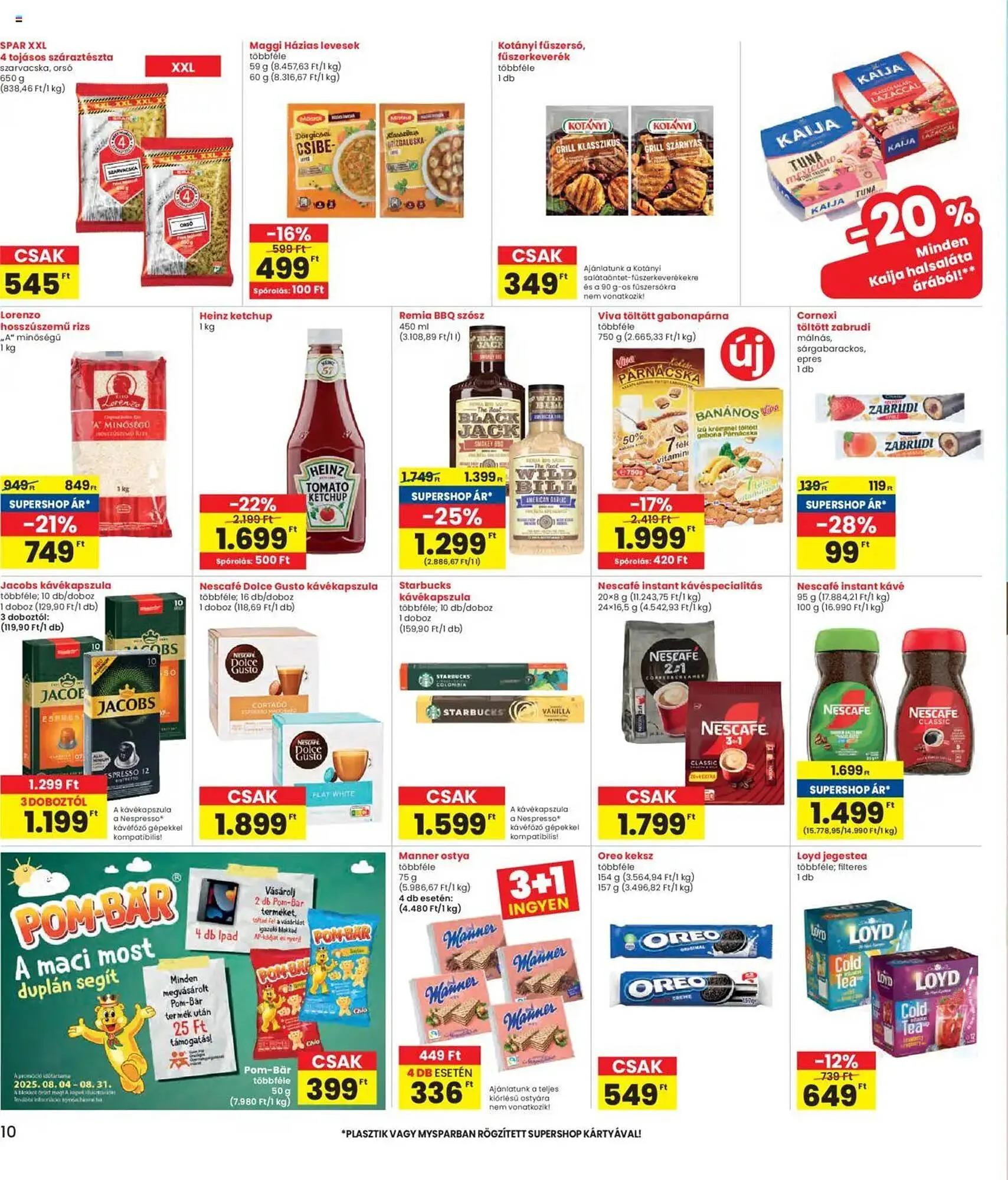 Katalógus Interspar akciós újság augusztus 7.-tól augusztus 13.-ig 2025. - Oldal 10