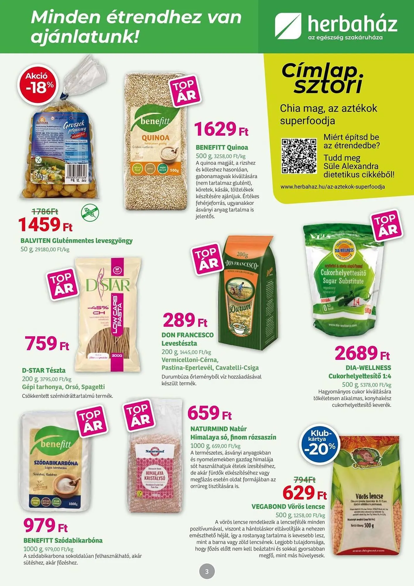 Katalógus Herbaház akciós újság augusztus 4.-tól augusztus 31.-ig 2025. - Oldal 3
