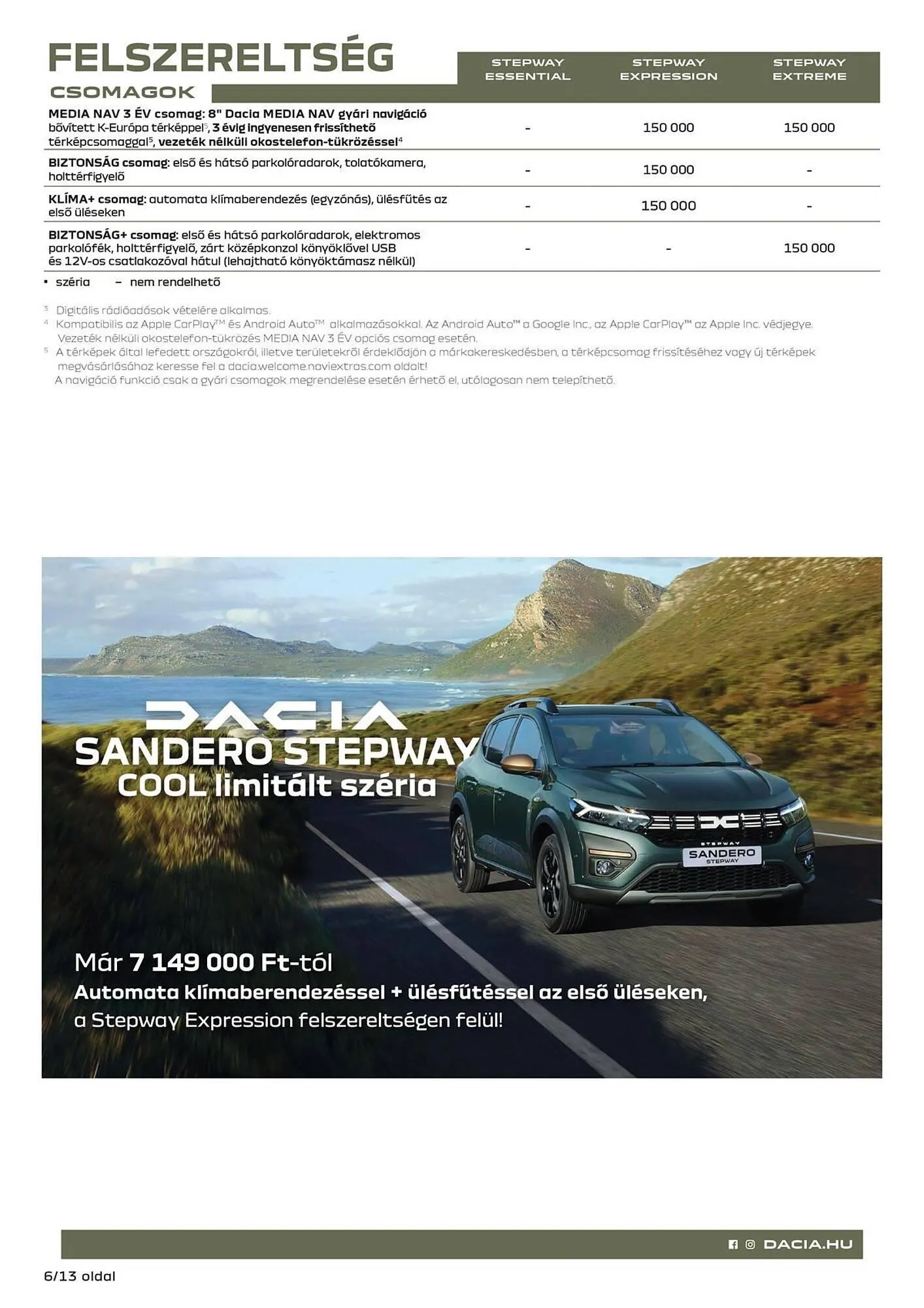 Katalógus Dacia akciós újság március 10.-tól április 20.-ig 2025. - Oldal 6