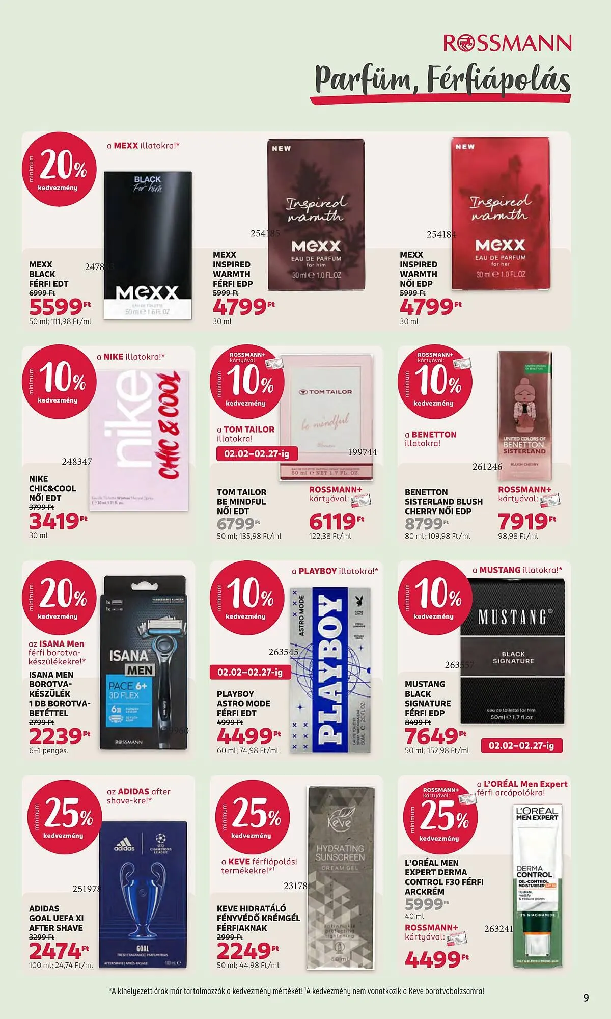 Katalógus Rossmann akciós újság február 16.-tól február 27.-ig 2026. - Oldal 9