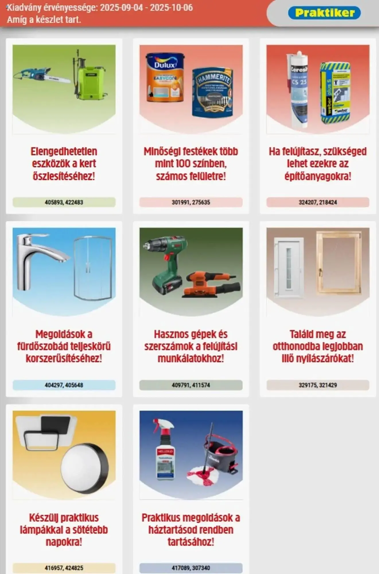 Katalógus Praktiker akciós újság szeptember 4.-tól október 6.-ig 2025. - Oldal 3