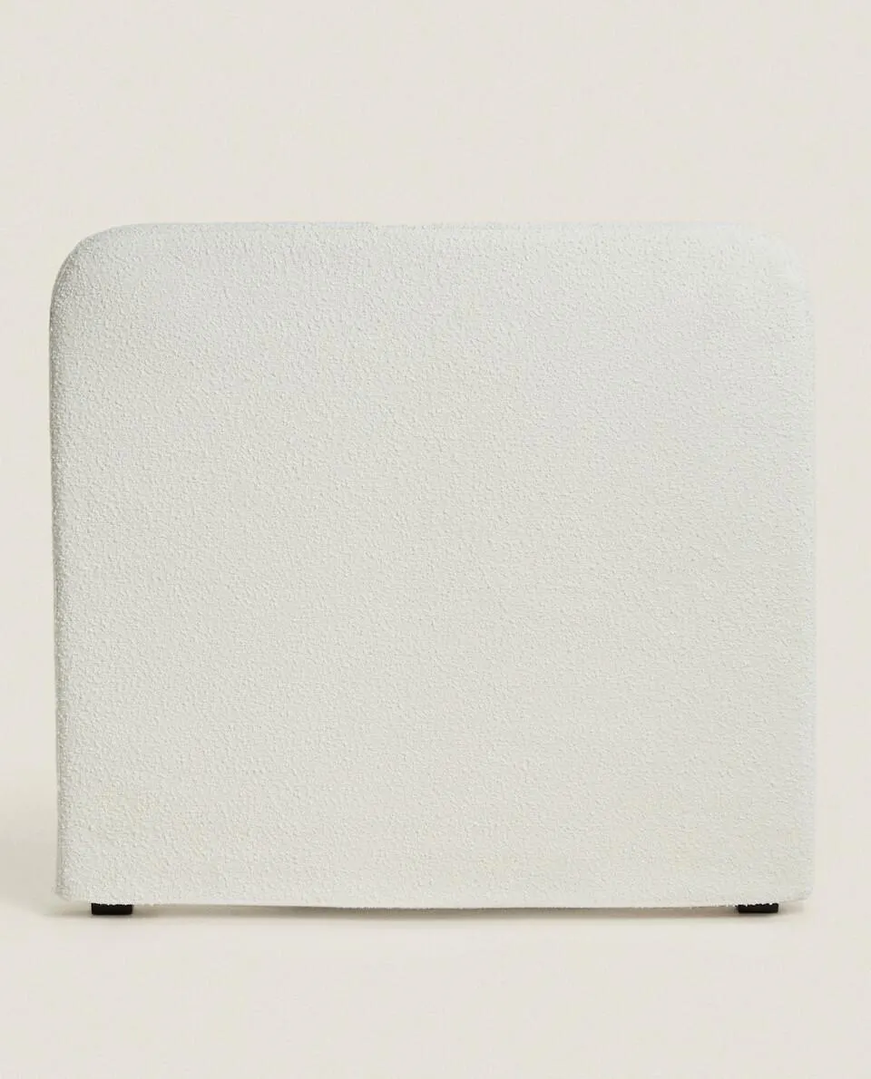 HEADBOARD WITH BOUCLÉ COVER