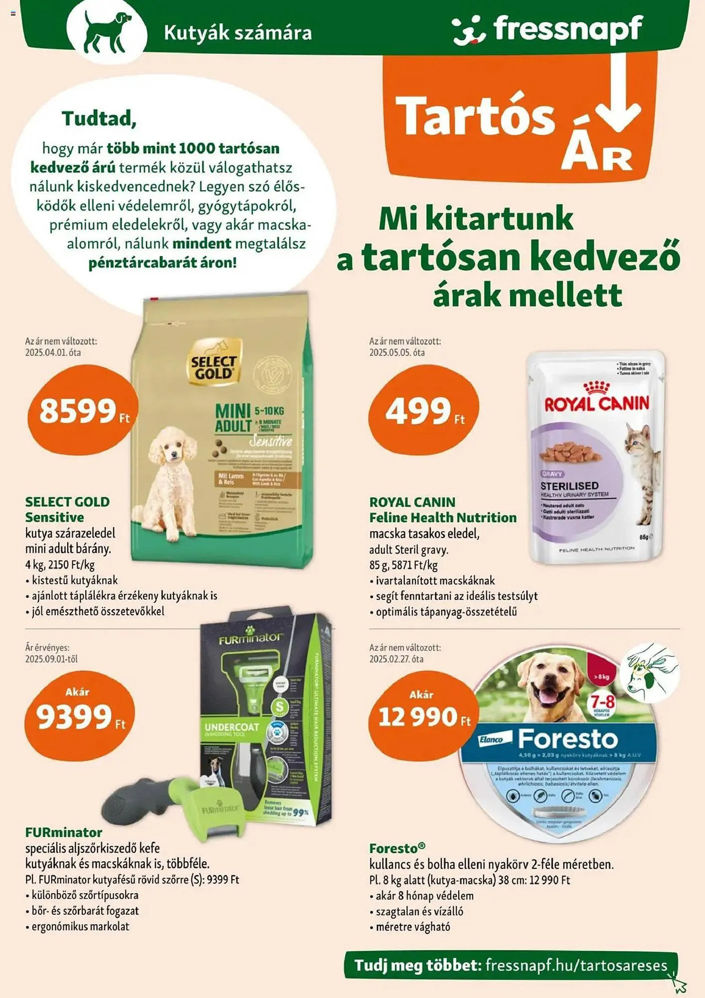 Katalógus Fressnapf akciós újság október 9.-tól október 15.-ig 2025. - Oldal 3