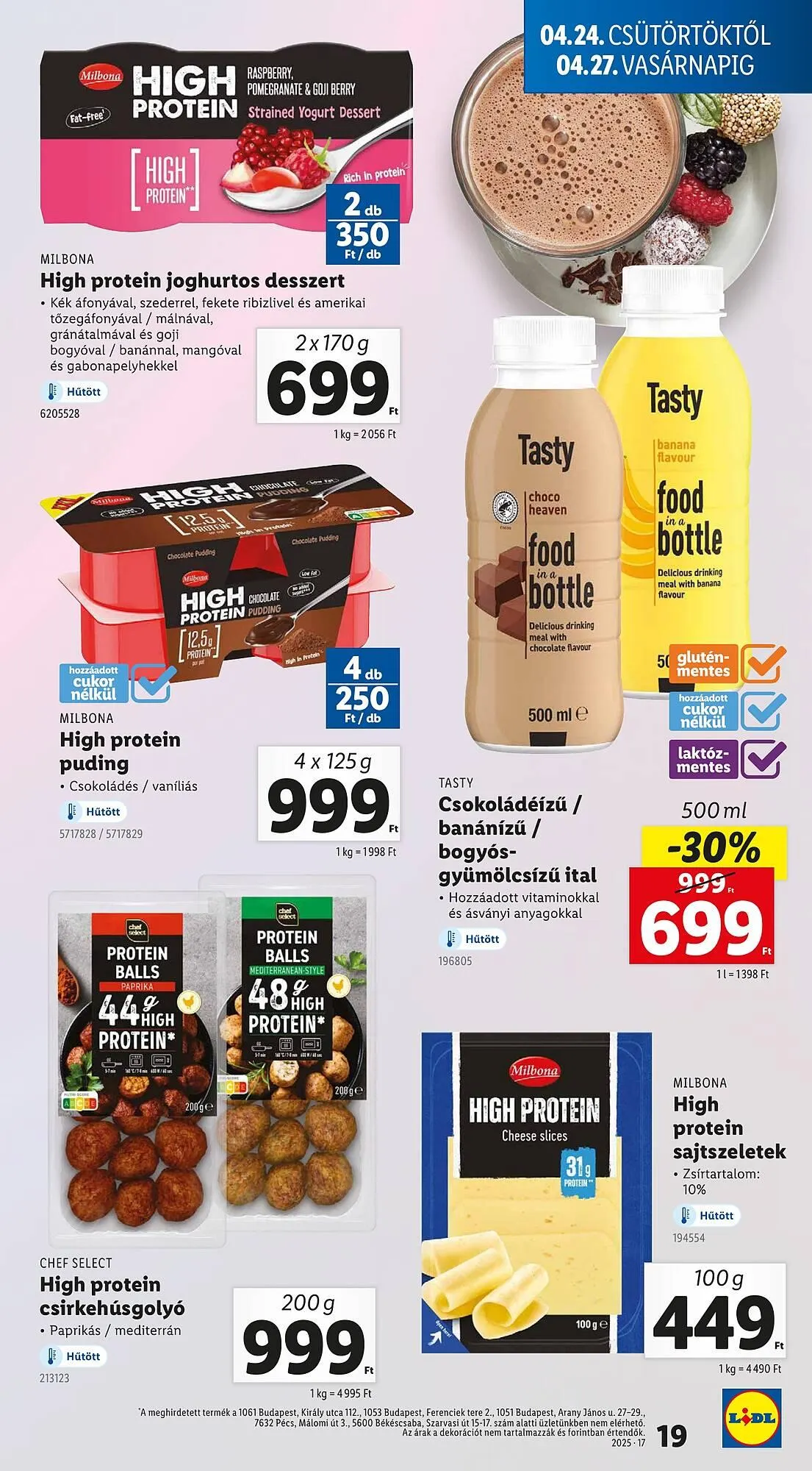 Katalógus Lidl akciós újság április 24.-tól április 29.-ig 2025. - Oldal 19