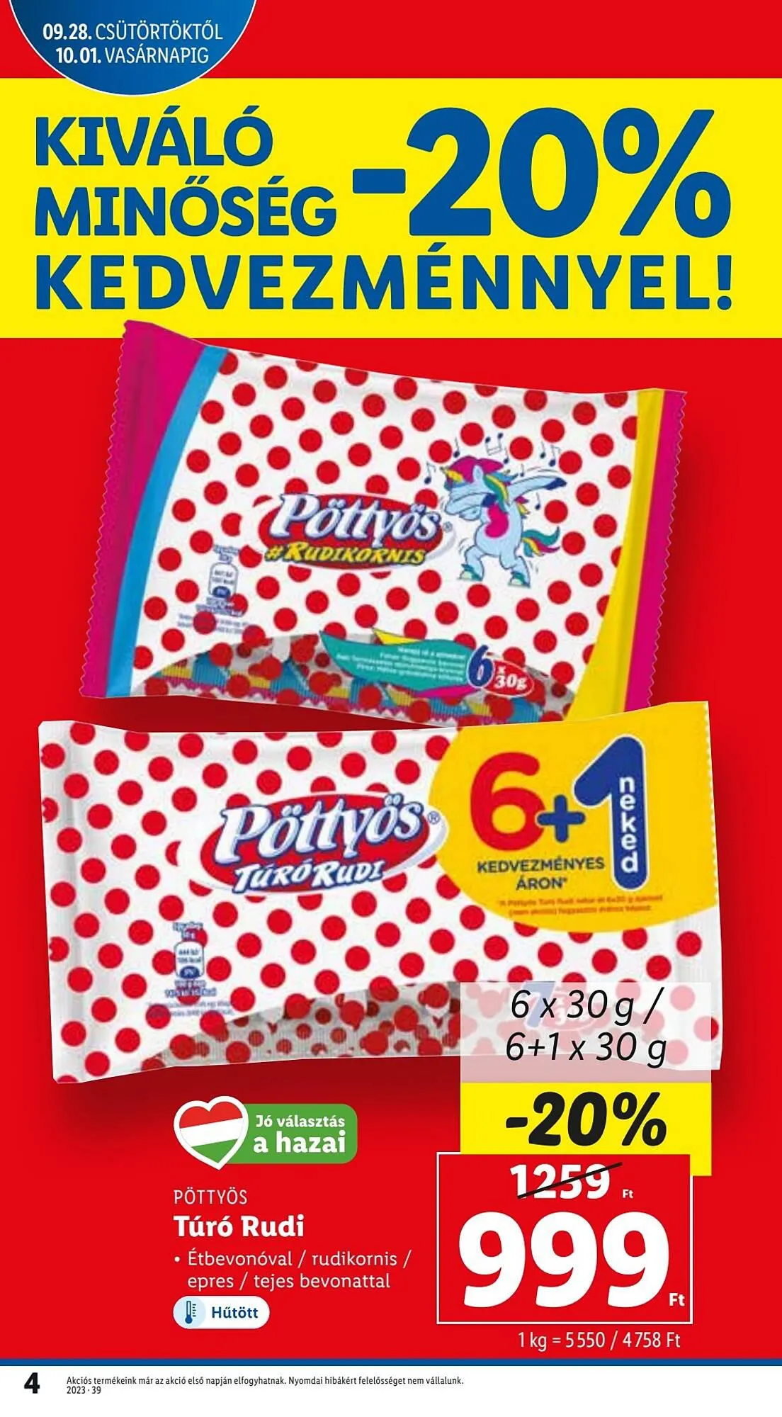 Katalógus Lidl akciós újság szeptember 28.-tól október 4.-ig 2023. - Oldal 4