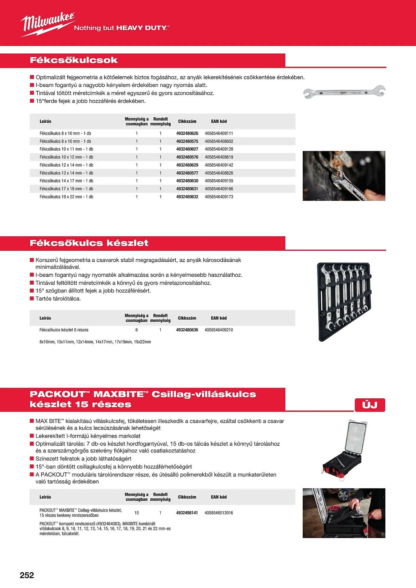 Katalógus Milwaukee akciós újság szeptember 16.-tól december 31.-ig 2025. - Oldal 252