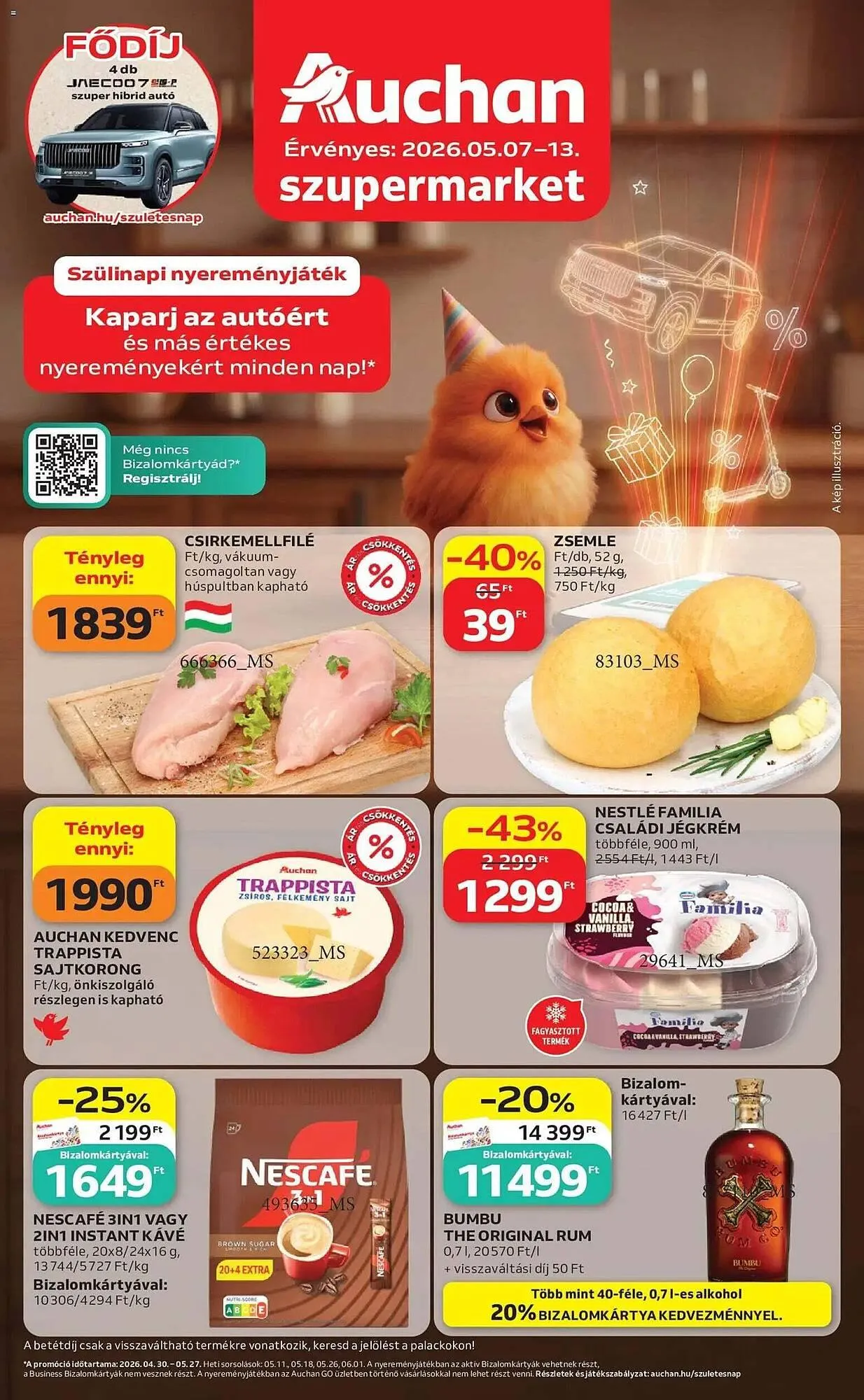 Katalógus Auchan akciós újság május 7.-tól május 13.-ig 2026. - Oldal 1