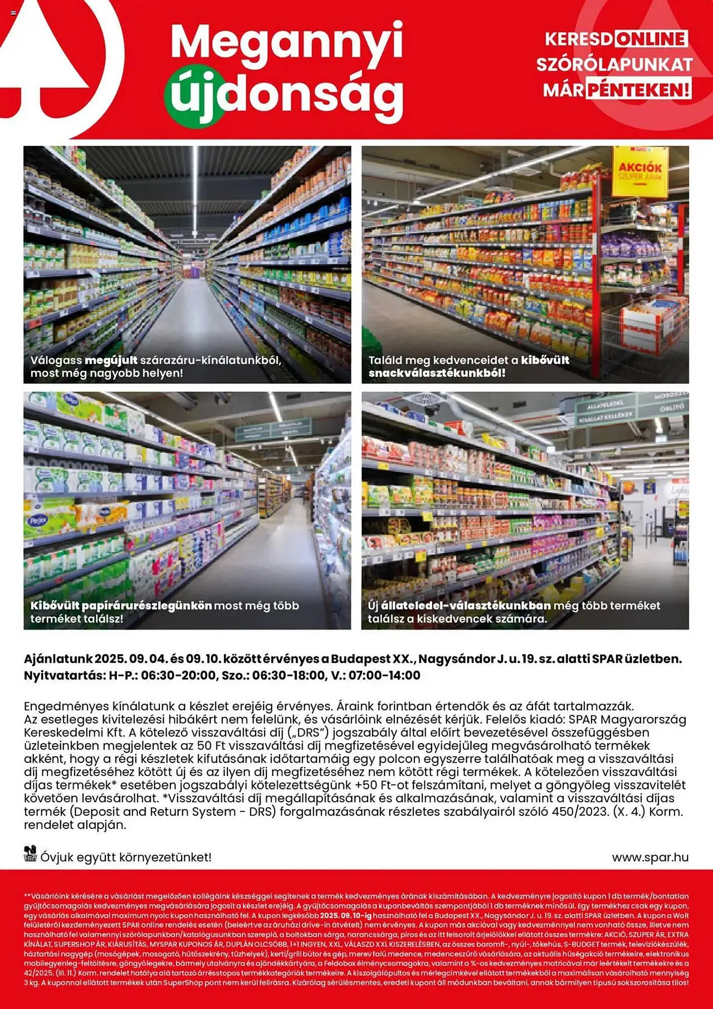 Katalógus Spar akciós újság szeptember 4.-tól szeptember 10.-ig 2025. - Oldal 2