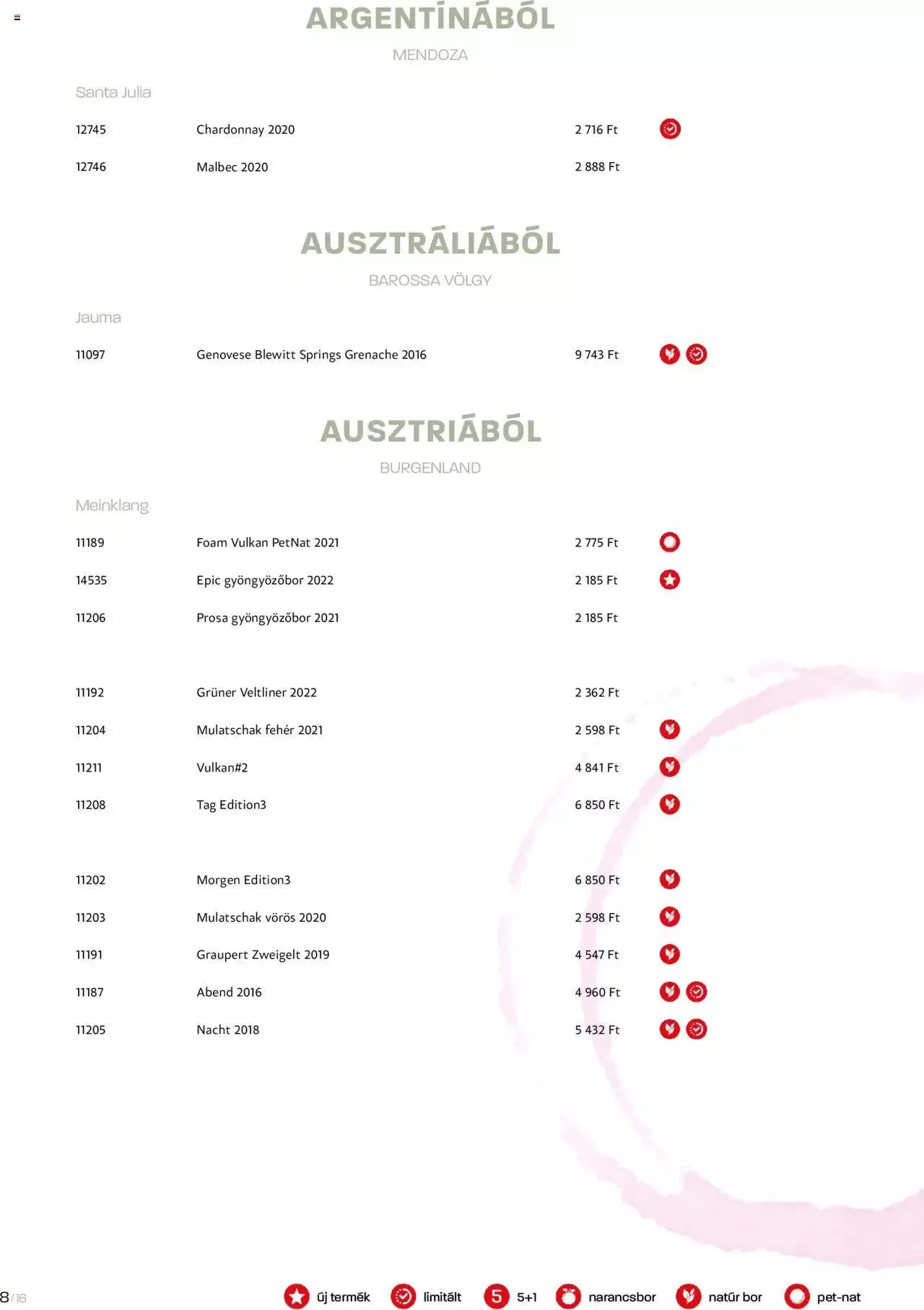 Katalógus Chef Market BOR & PEZSGŐ augusztus 11.-tól december 31.-ig 2023. - Oldal 8