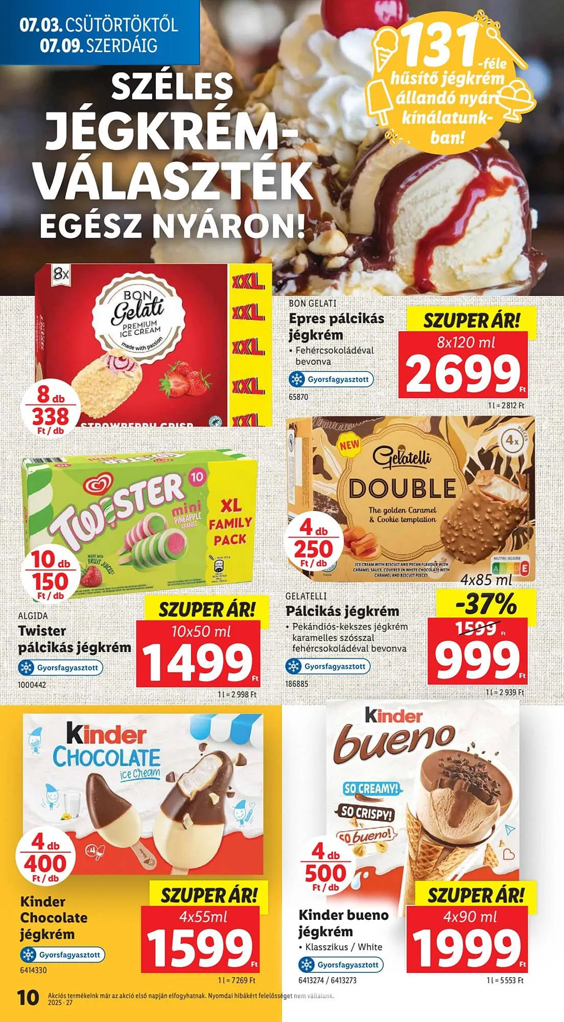 Katalógus Lidl akciós újság július 3.-tól július 9.-ig 2025. - Oldal 10
