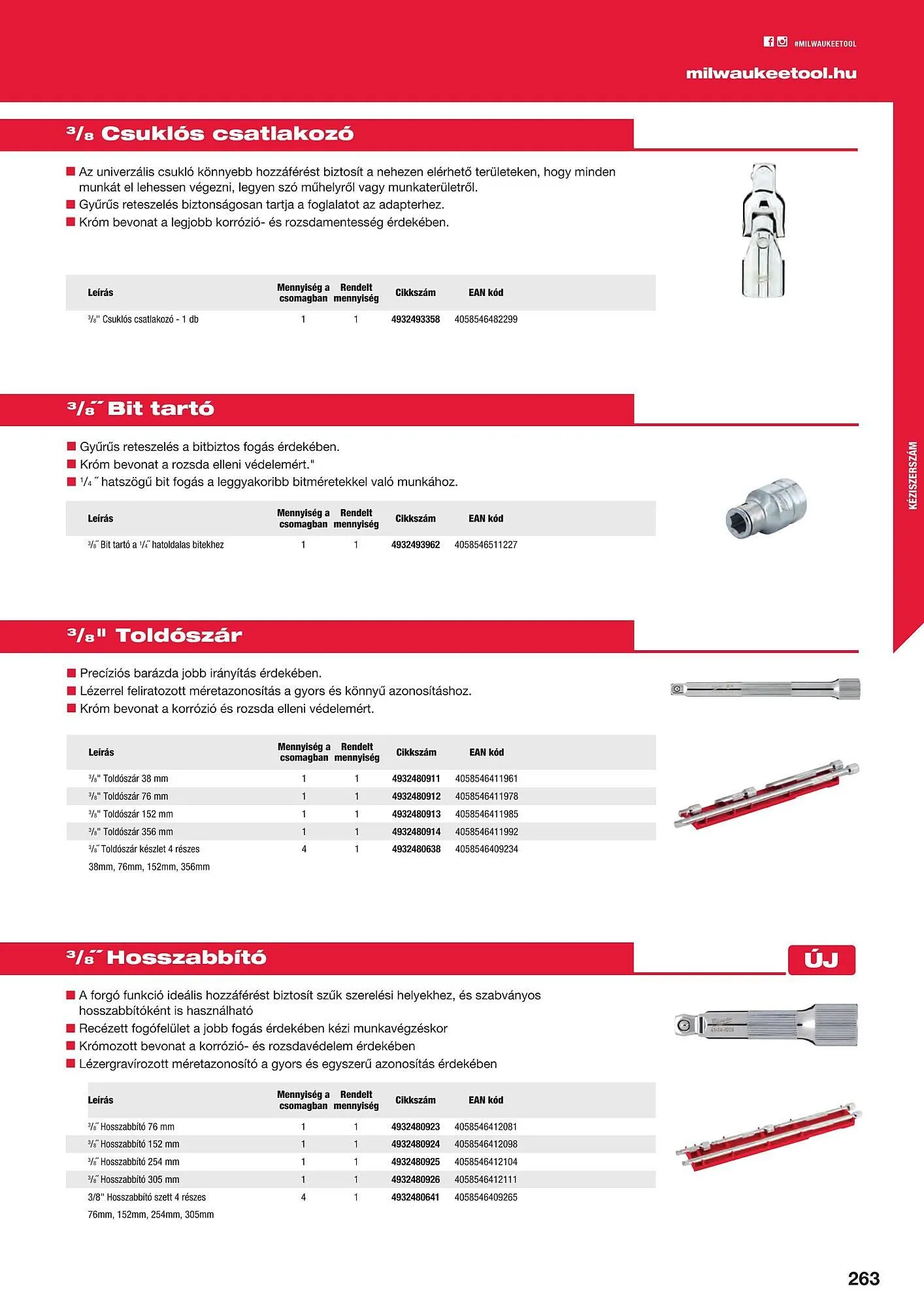 Katalógus Milwaukee akciós újság szeptember 16.-tól december 31.-ig 2025. - Oldal 263