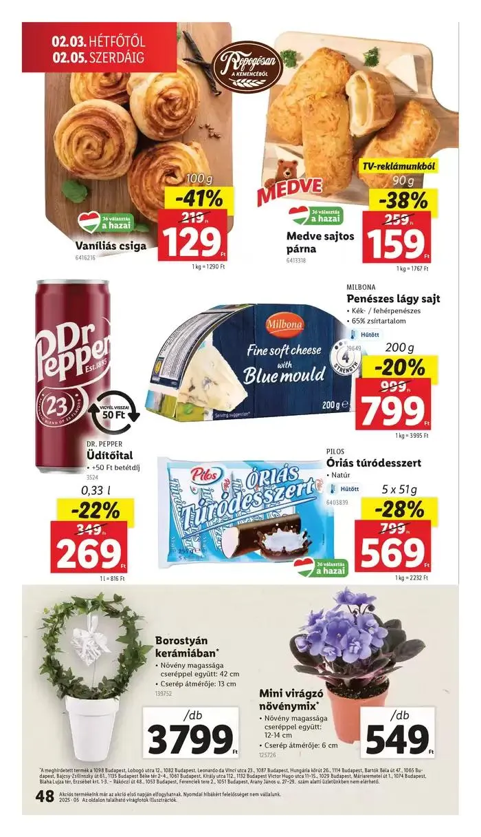Katalógus Akciós újság – 05. hét január 30.-tól február 5.-ig 2025. - Oldal 48