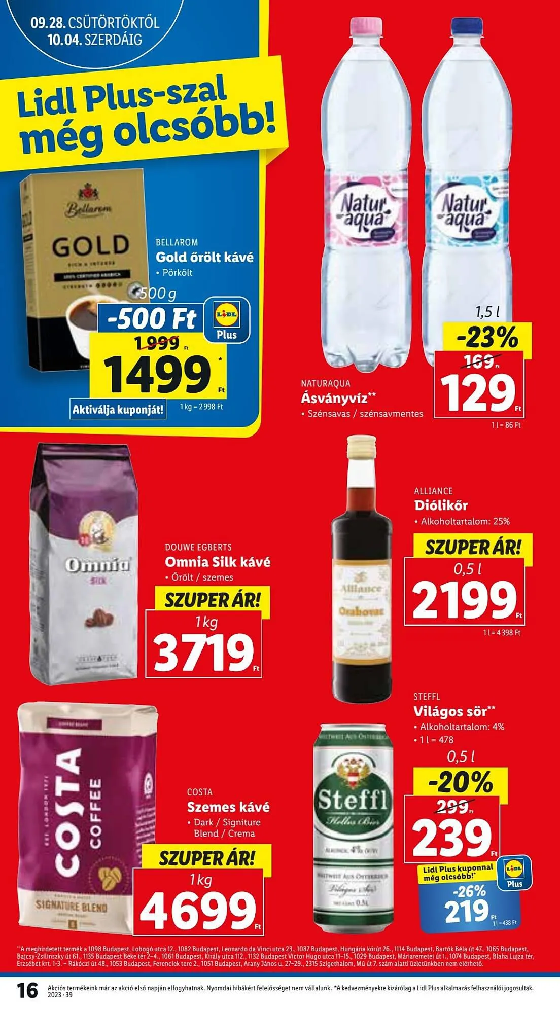 Katalógus Lidl akciós újság szeptember 28.-tól október 4.-ig 2023. - Oldal 16