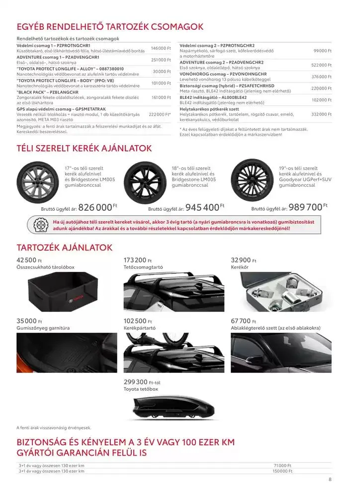 Katalógus Új Toyota C-HR Hybrid január 17.-tól január 17.-ig 2026. - Oldal 8