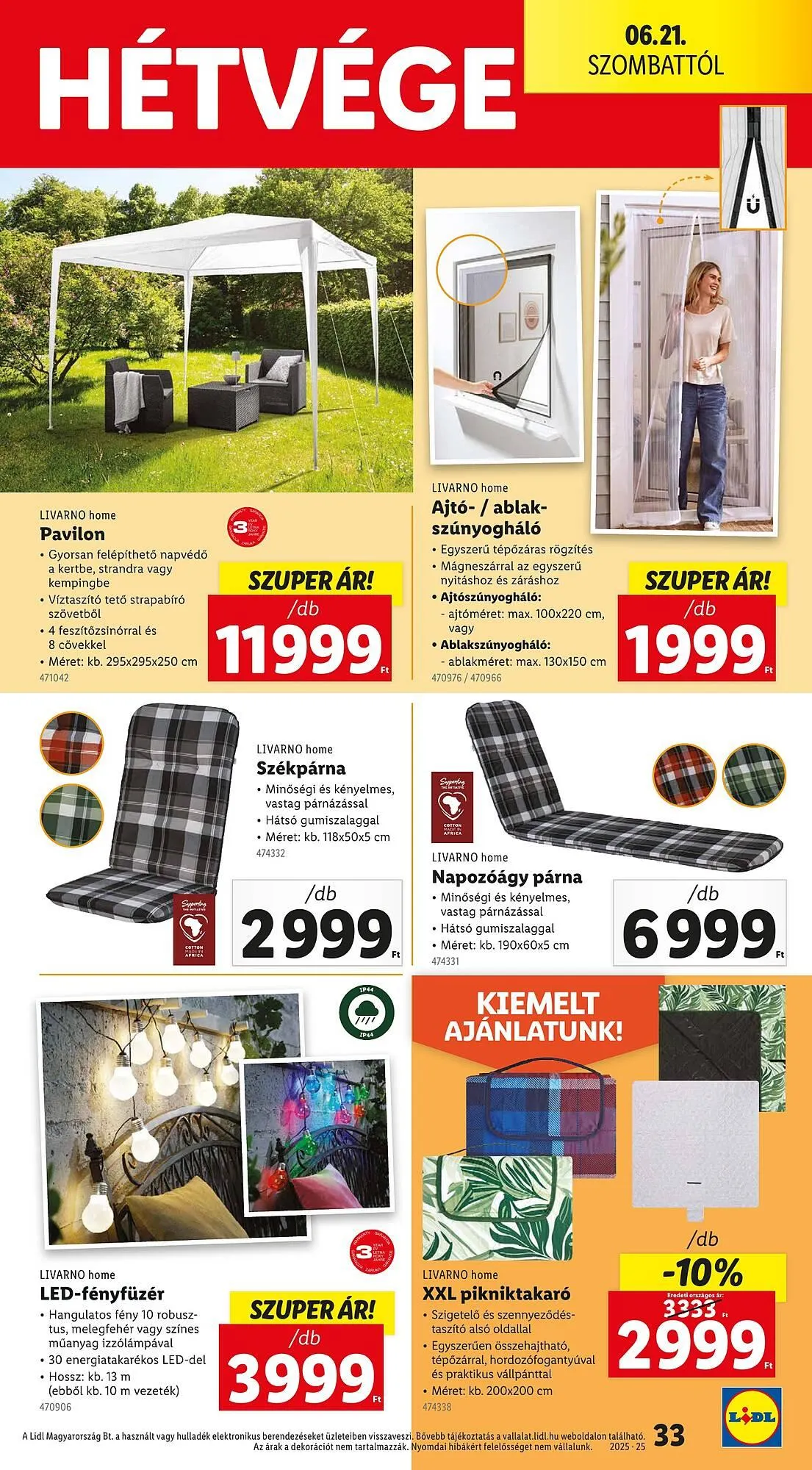 Katalógus Lidl akciós újság június 19.-tól június 25.-ig 2025. - Oldal 33