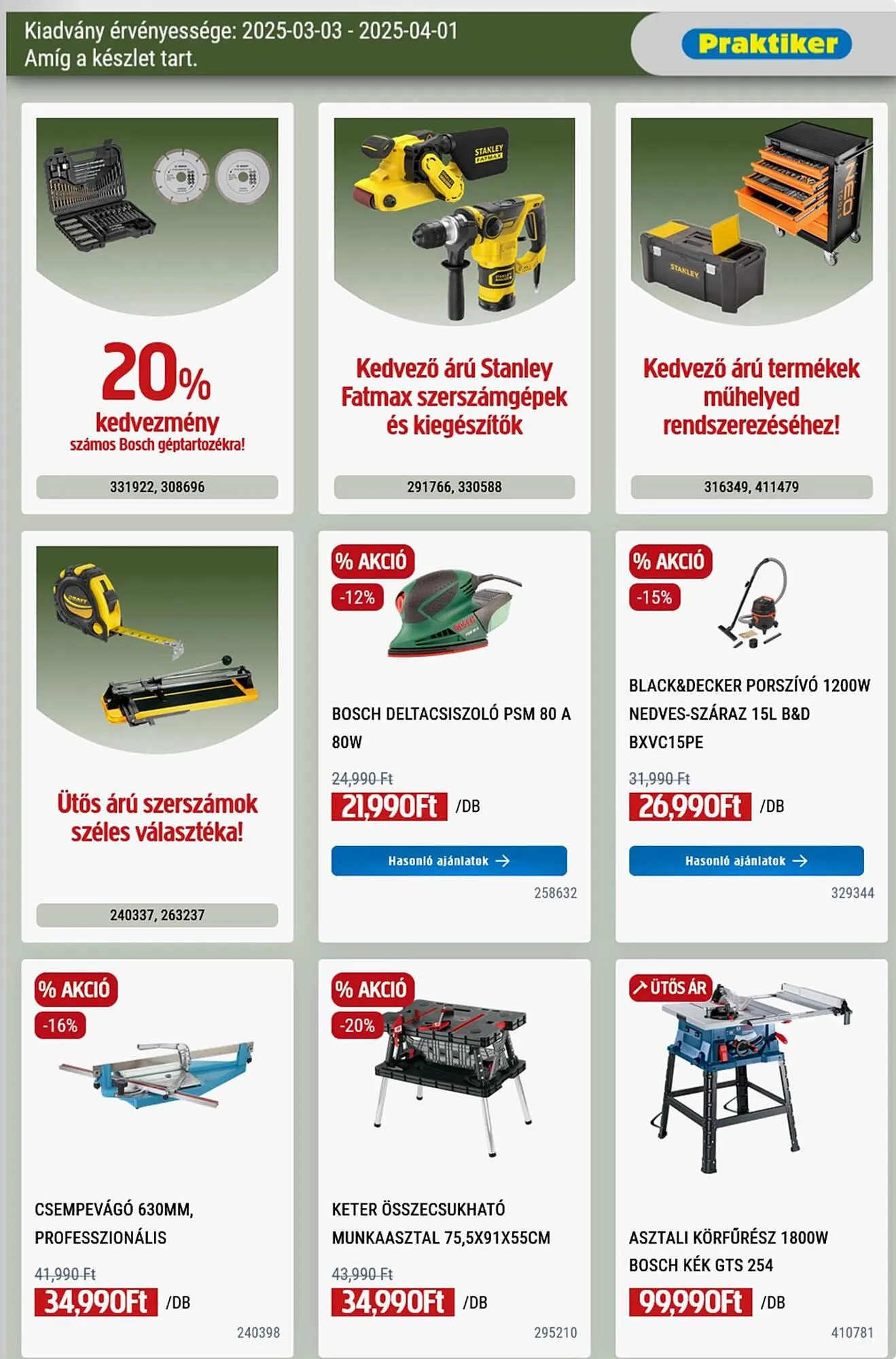 Katalógus Praktiker akciós újság március 3.-tól április 1.-ig 2025. - Oldal 31