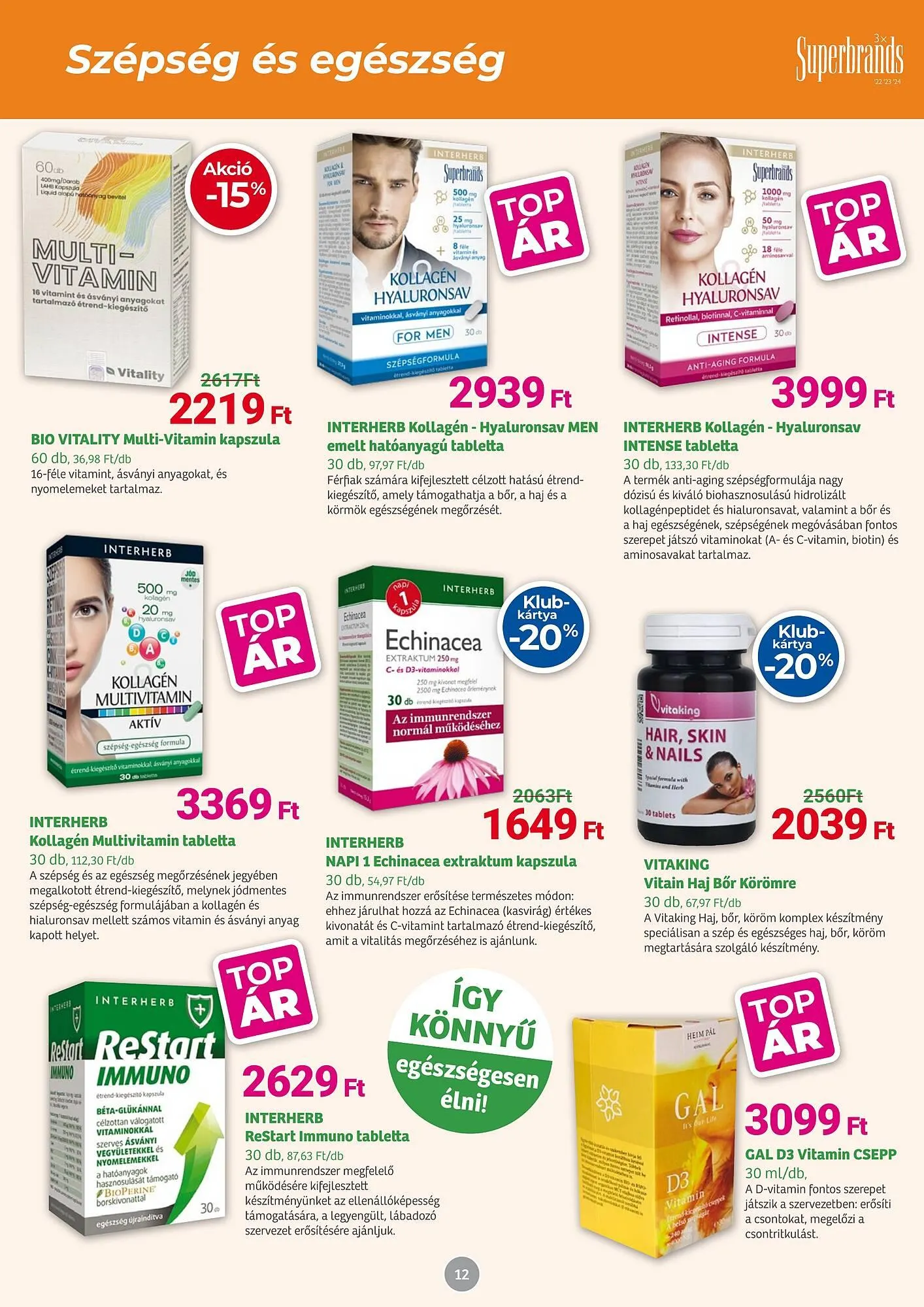 Katalógus Herbaház akciós újság augusztus 5.-tól szeptember 1.-ig 2024. - Oldal 12