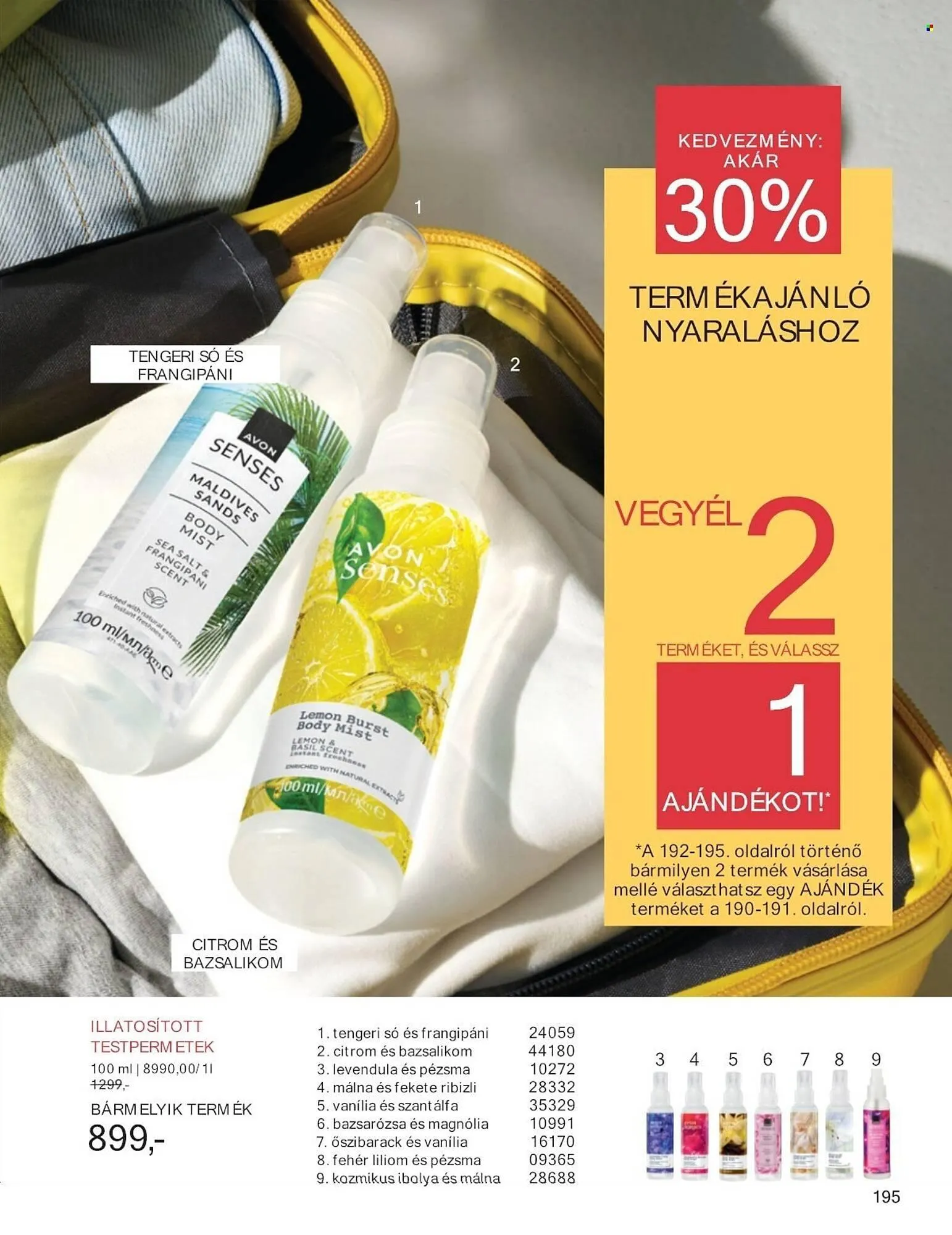 Katalógus AVON akciós újság július 1.-tól július 31.-ig 2025. - Oldal 195