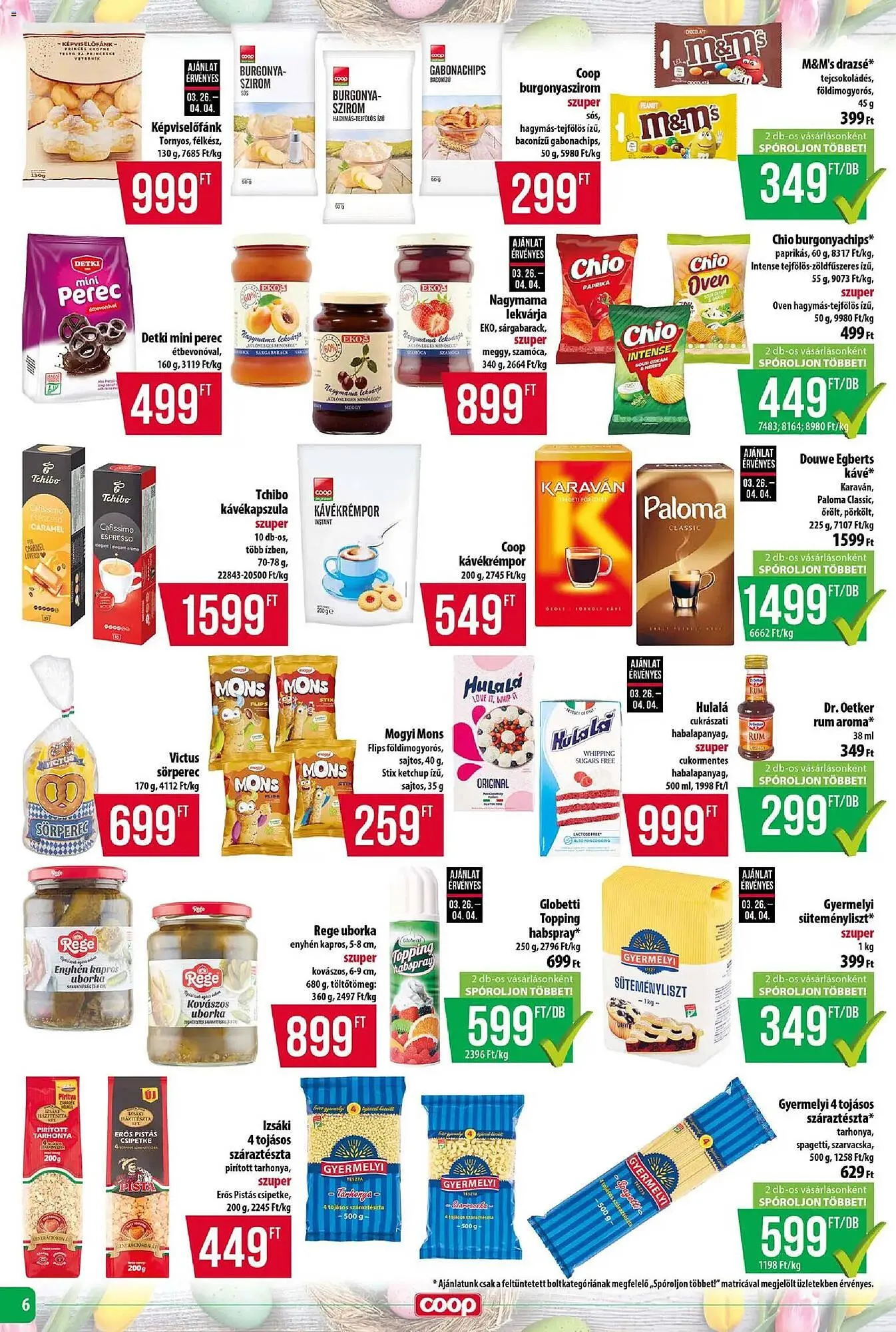Katalógus Coop akciós újság március 26.-tól április 1.-ig 2026. - Oldal 6