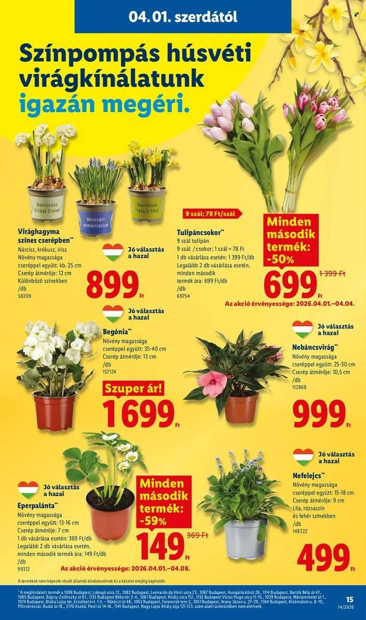 Katalógus Lidl akciós újság április 1.-tól április 8.-ig 2026. - Oldal 15