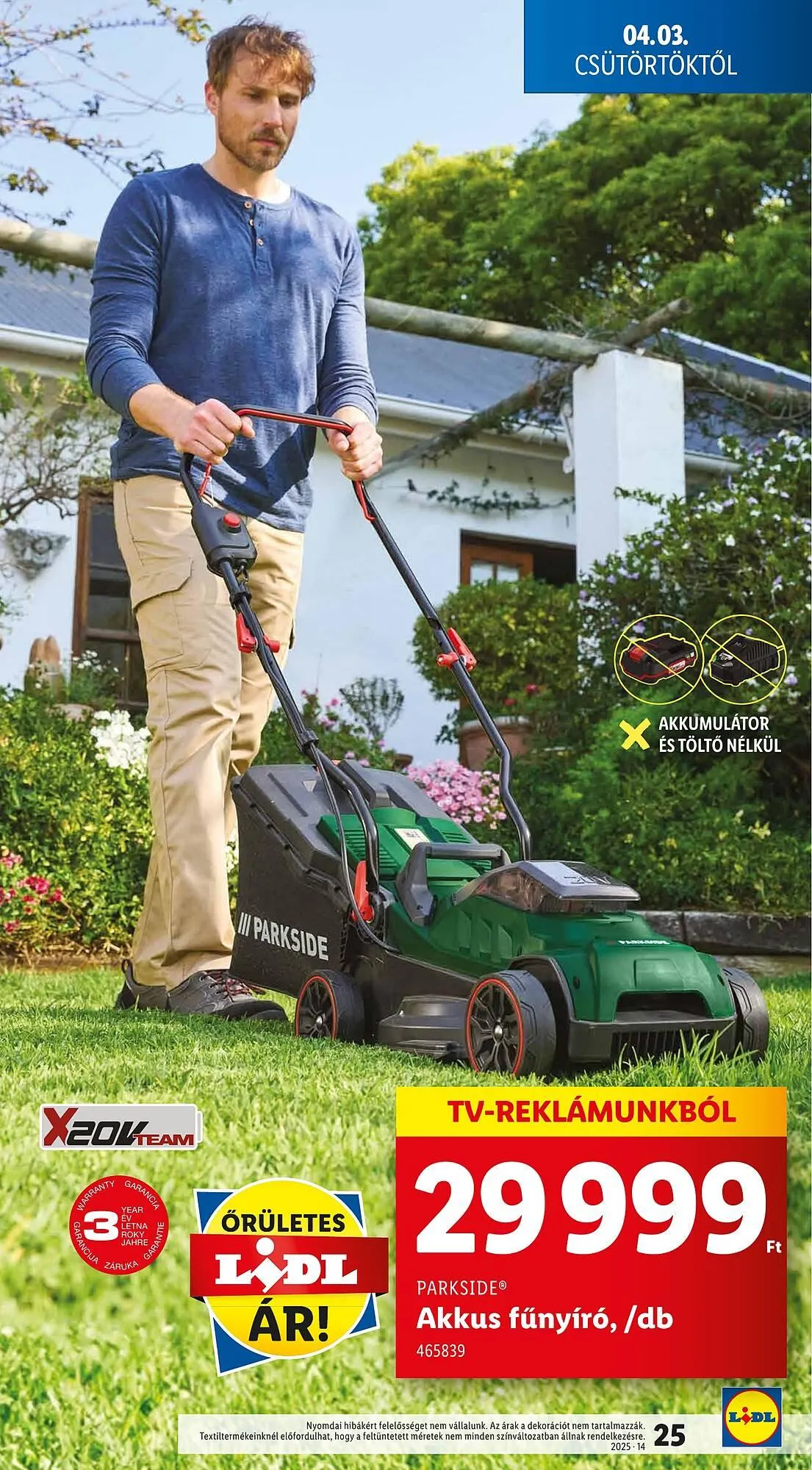 Katalógus Lidl akciós újság április 3.-tól április 9.-ig 2025. - Oldal 25