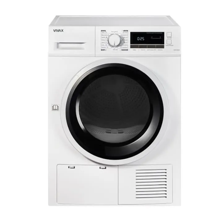 Vivax CDR-0816B 8 kg, 16 program fehér-fekete kondenzációs szárítógép