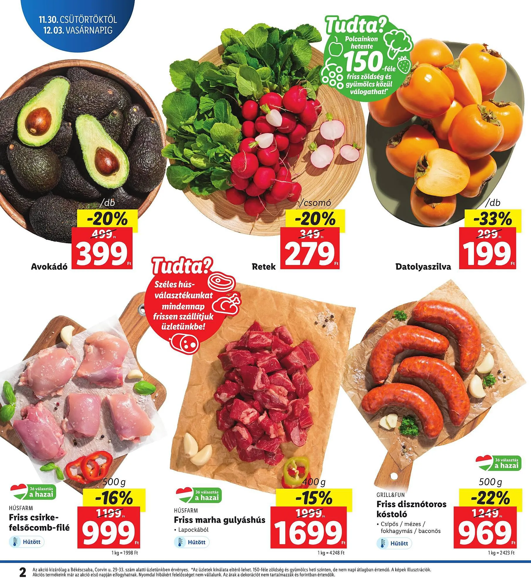 Katalógus Lidl akciós újság november 30.-tól december 3.-ig 2023. - Oldal 2
