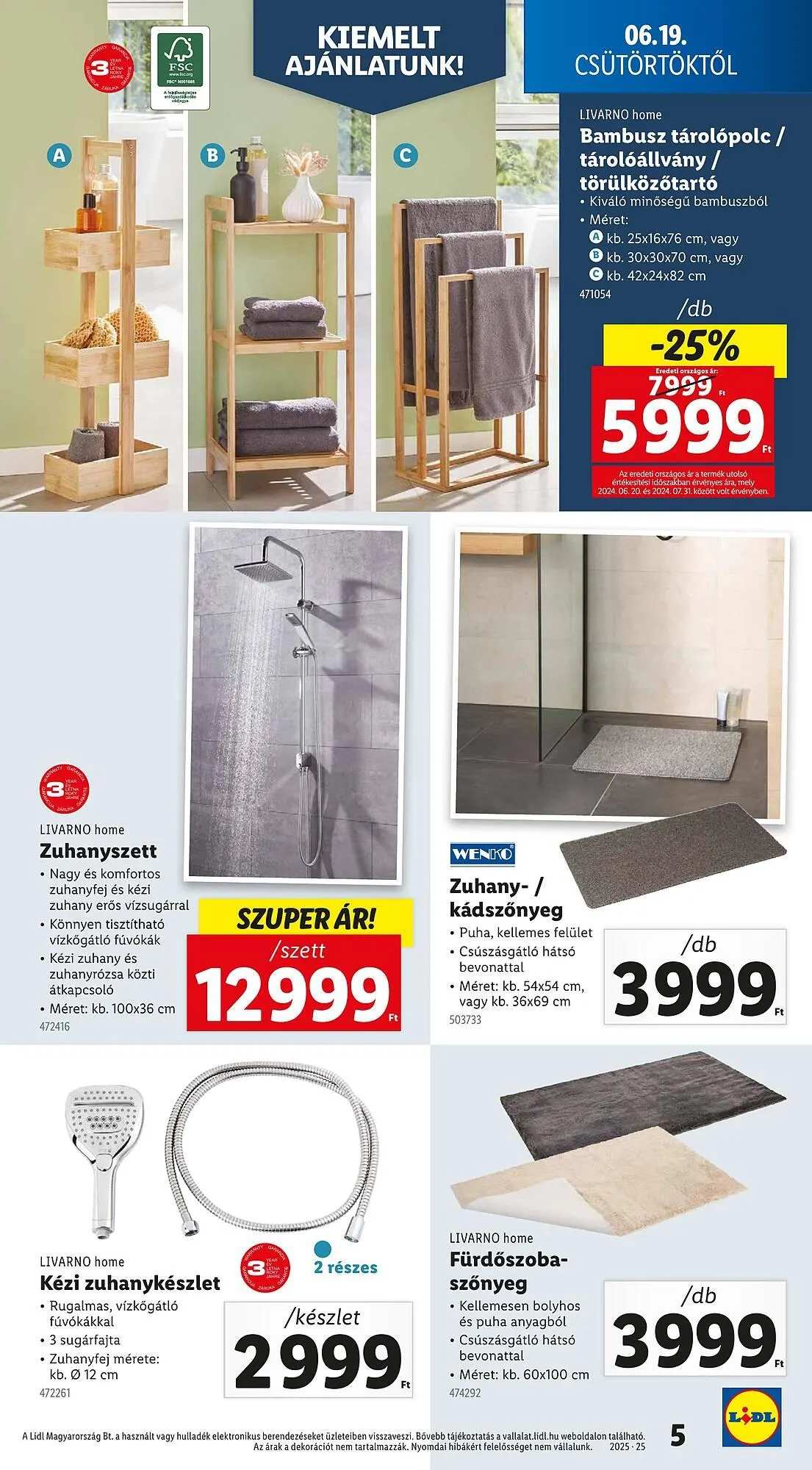 Katalógus Lidl akciós újság június 19.-tól június 25.-ig 2025. - Oldal 5