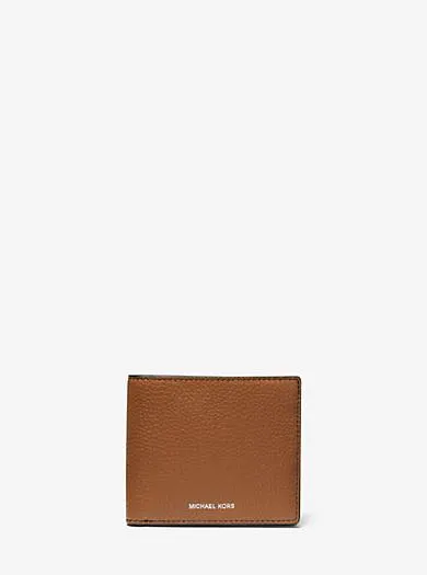 Hudson Pebbled Leather Billfold Wallet