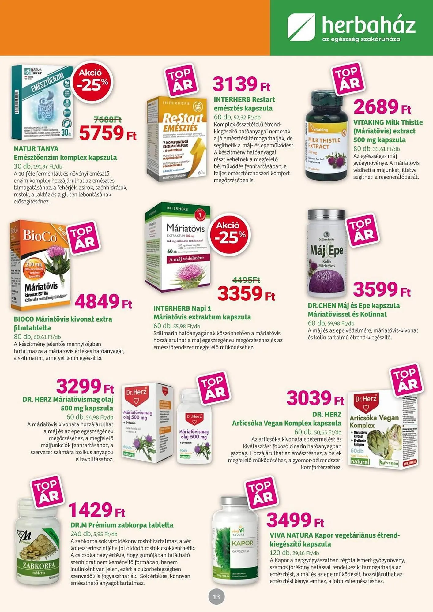 Katalógus Herbaház akciós újság január 5.-tól február 1.-ig 2026. - Oldal 13