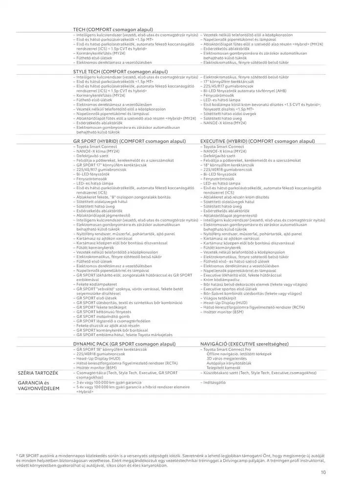 Katalógus Toyota Corolla Sedan december 18.-tól december 18.-ig 2025. - Oldal 10