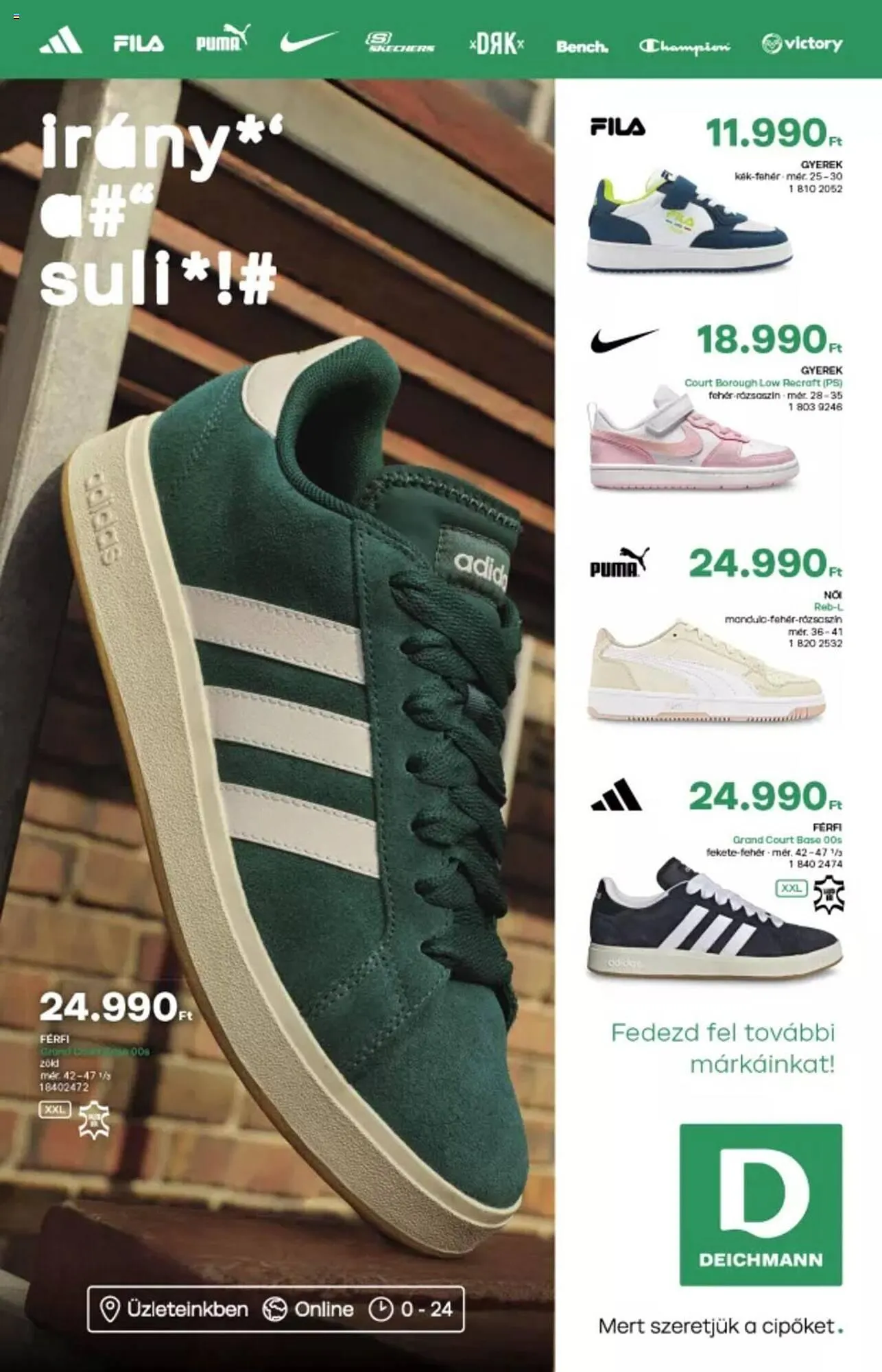 Katalógus Deichmann akciós újság augusztus 21.-tól szeptember 2.-ig 2024. - Oldal 1