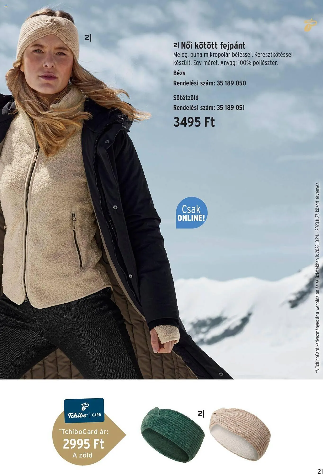 Katalógus Tchibo akciós újság október 30.-tól november 21.-ig 2023. - Oldal 21