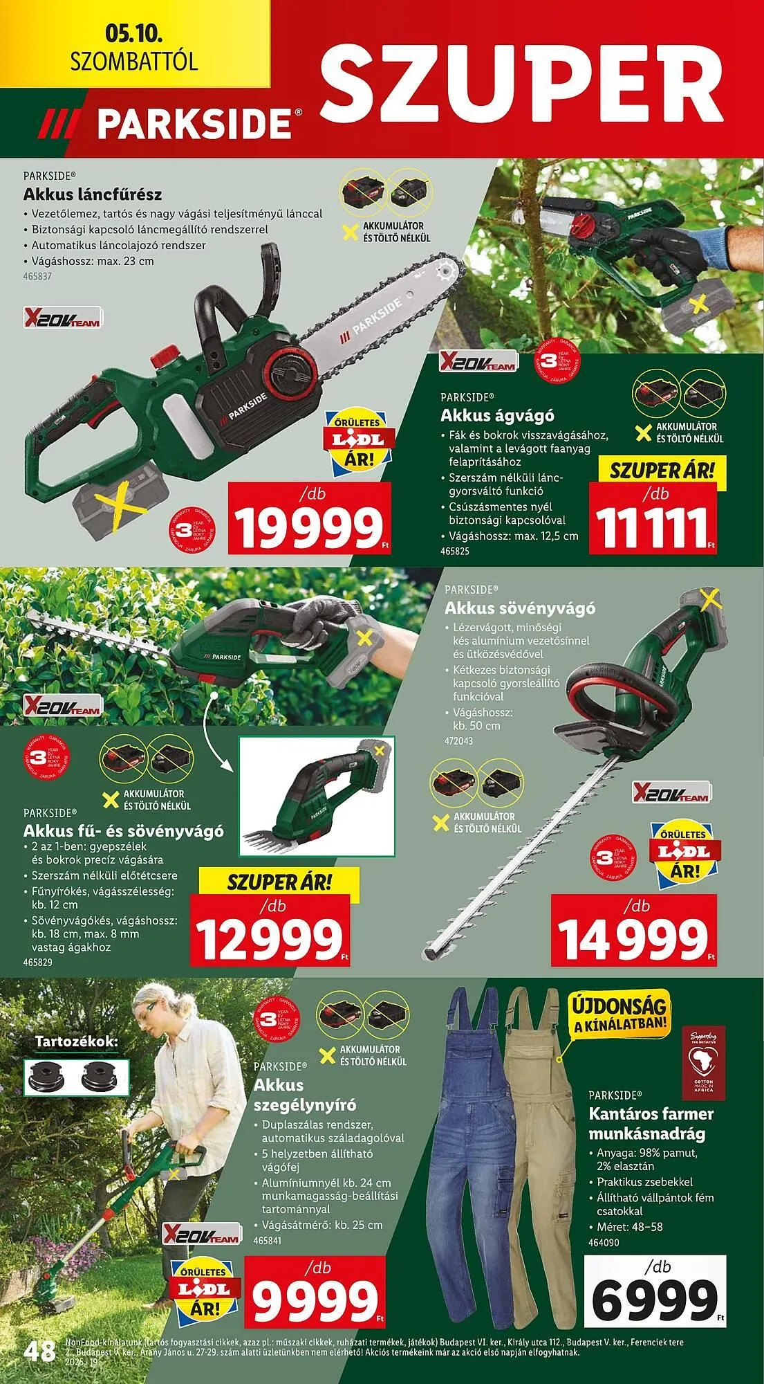 Katalógus Lidl akciós újság május 8.-tól május 14.-ig 2025. - Oldal 48