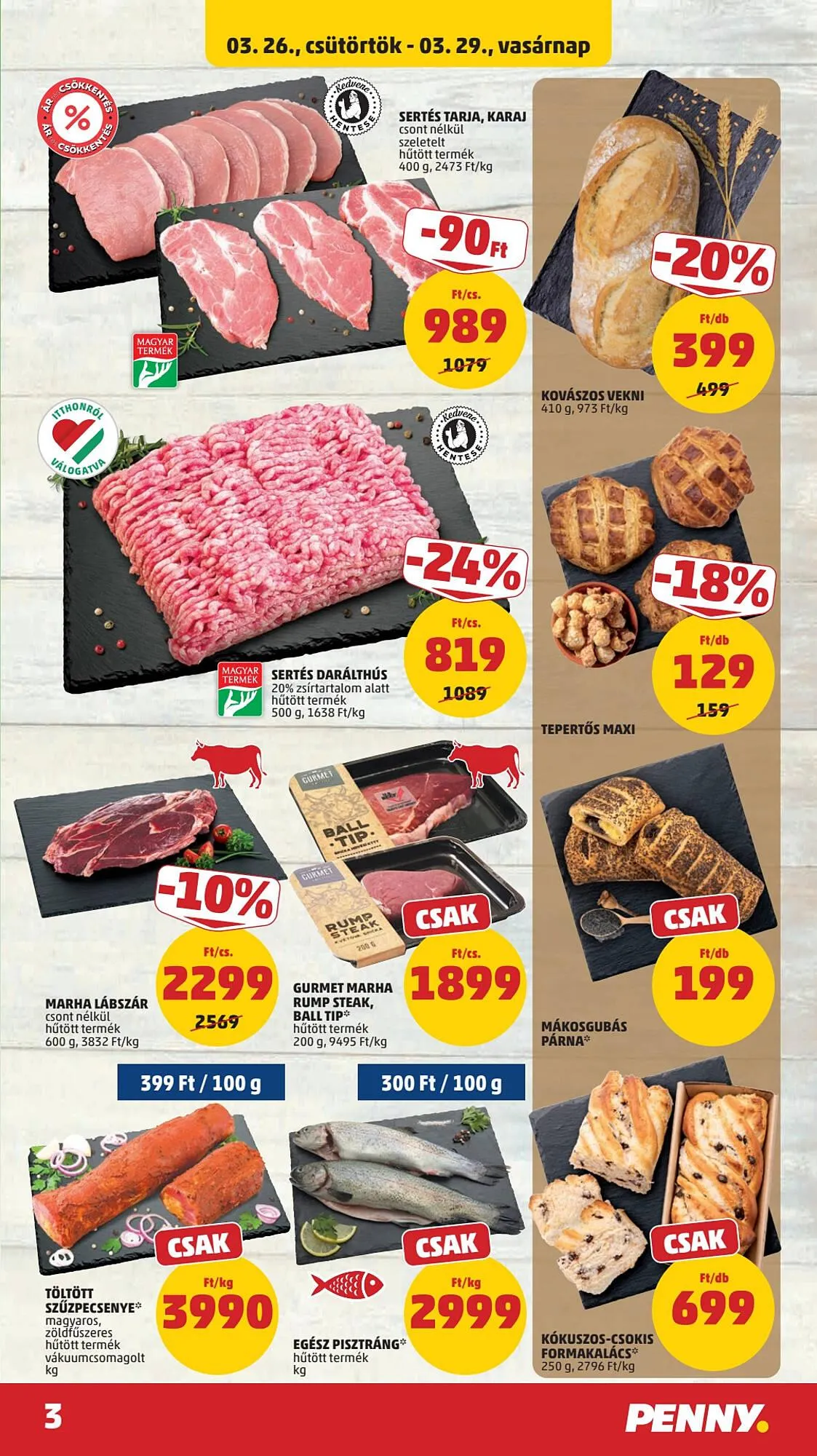 Katalógus PENNY akciós újság március 26.-tól március 31.-ig 2026. - Oldal 3