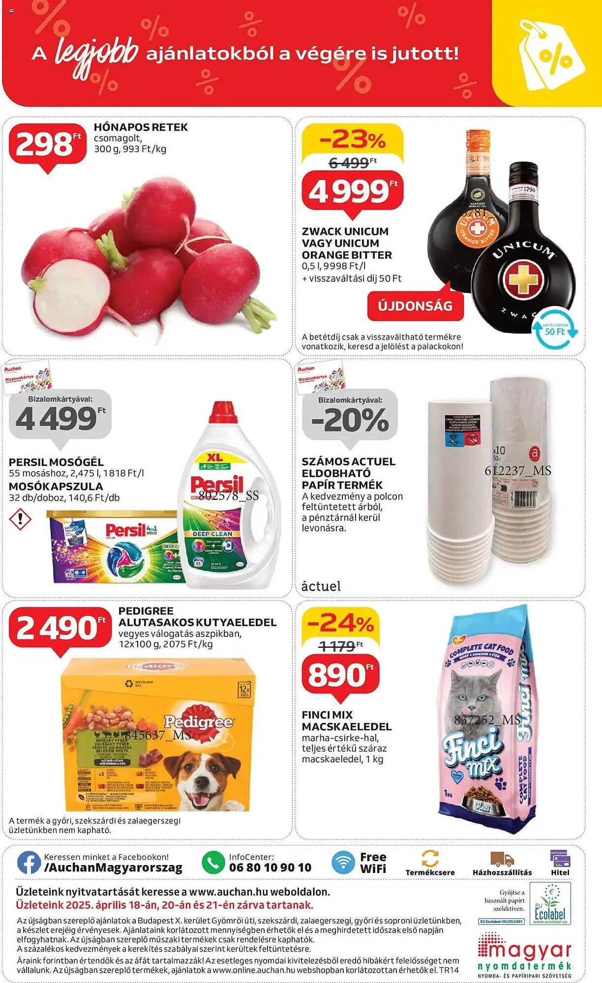 Katalógus Auchan akciós újság április 3.-tól április 9.-ig 2025. - Oldal 12