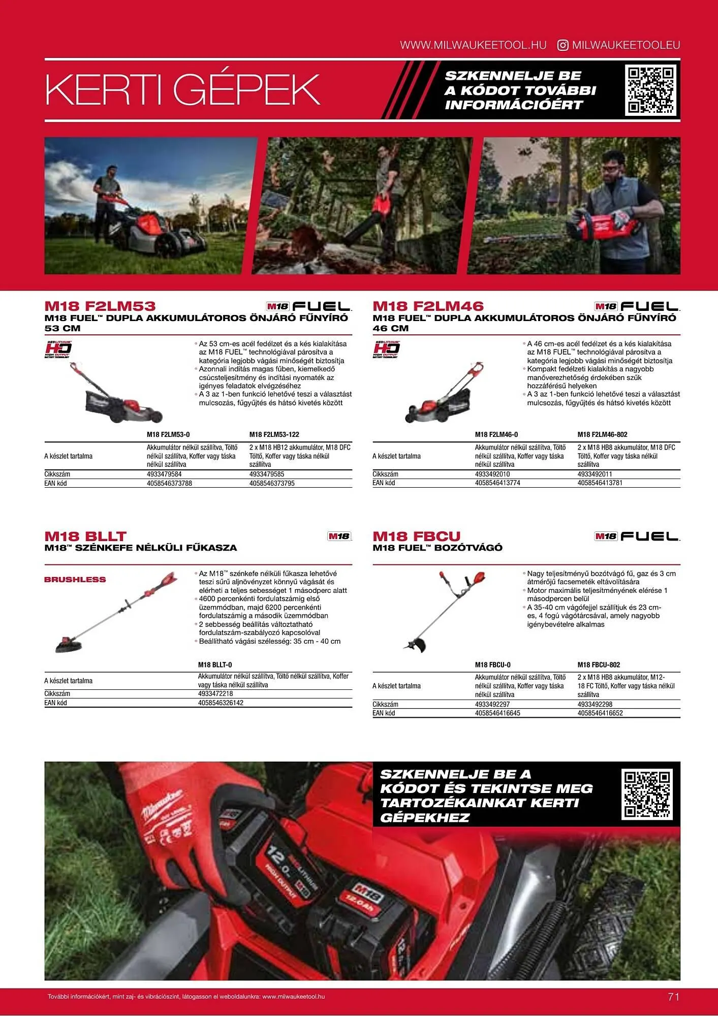 Katalógus Milwaukeetool akciós újság augusztus 14.-tól december 31.-ig 2025. - Oldal 71