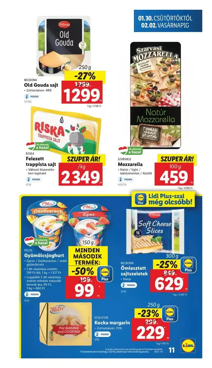 Katalógus Akciós újság – 05. hét január 30.-tól február 5.-ig 2025. - Oldal 11