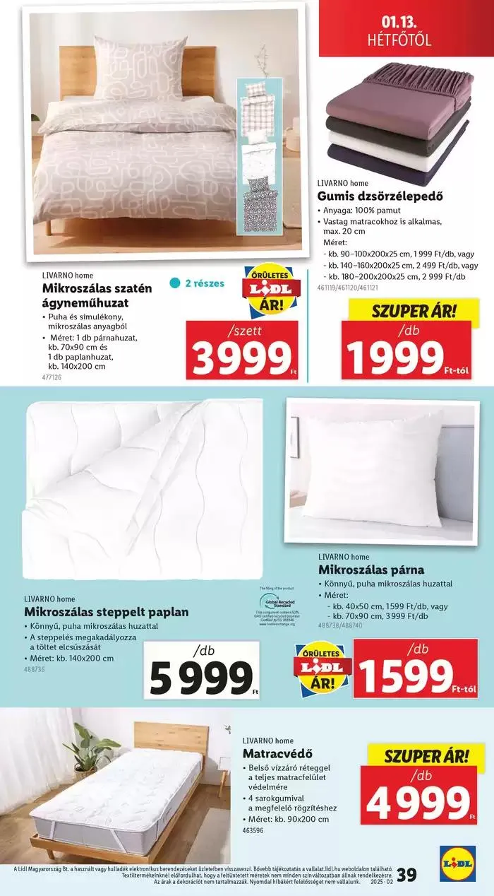 Katalógus Akciós újság – 02. hét január 9.-tól január 15.-ig 2025. - Oldal 39