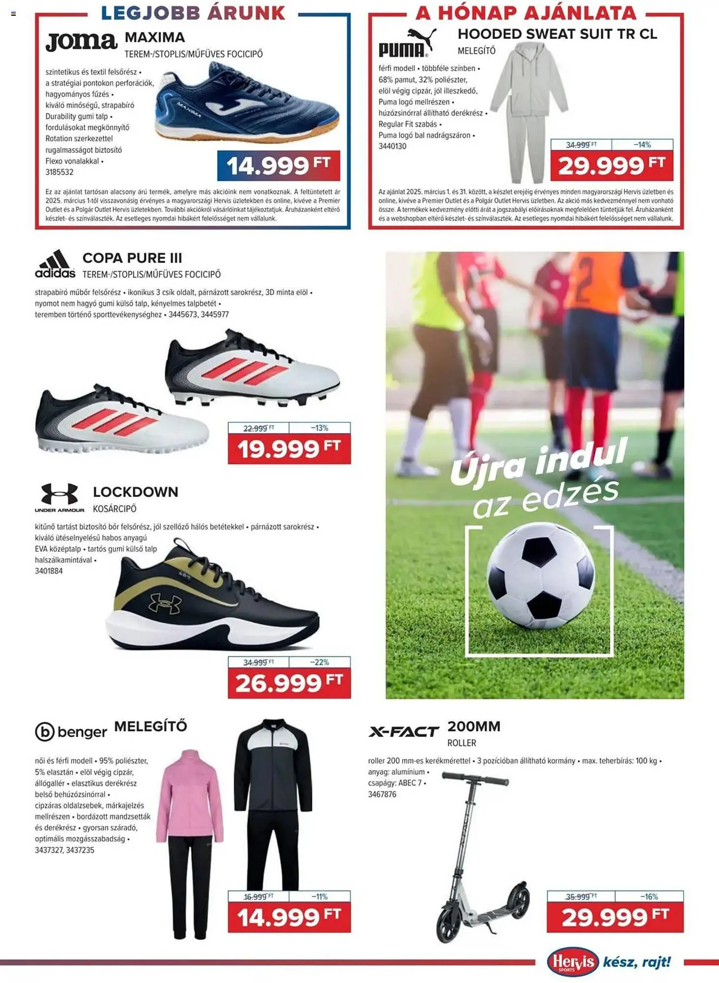 Katalógus Hervis akciós újság március 3.-tól március 23.-ig 2025. - Oldal 7