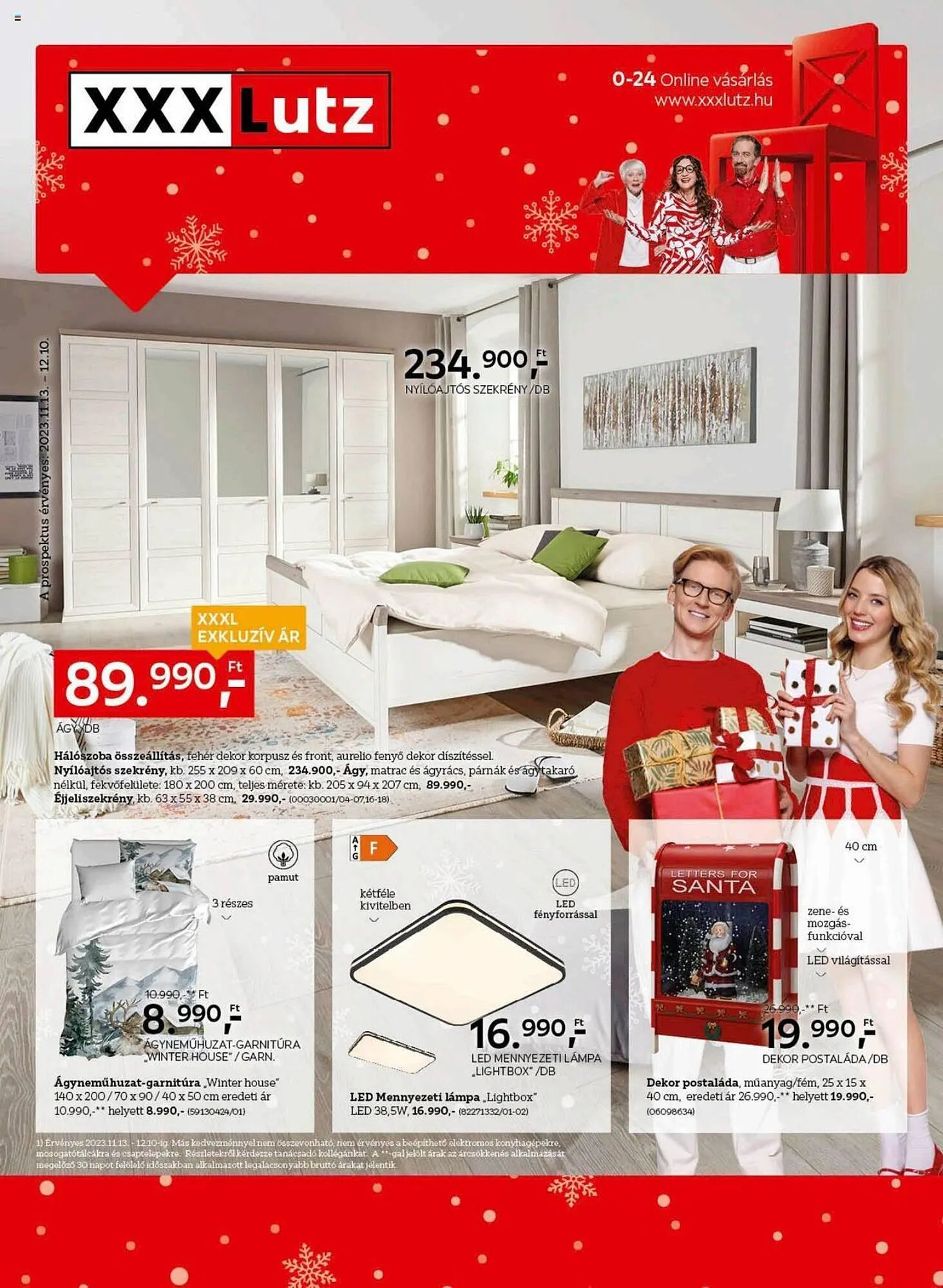 Katalógus XXXLutz akciós újság november 13.-tól december 10.-ig 2023. - Oldal 1
