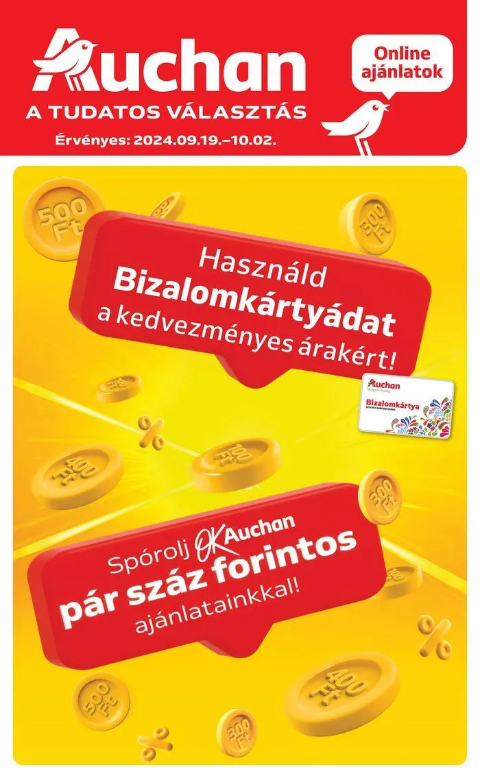 Katalógus Vonzó különleges ajánlatok mindenki számára szeptember 16.-tól október 2.-ig 2024. - Oldal 1