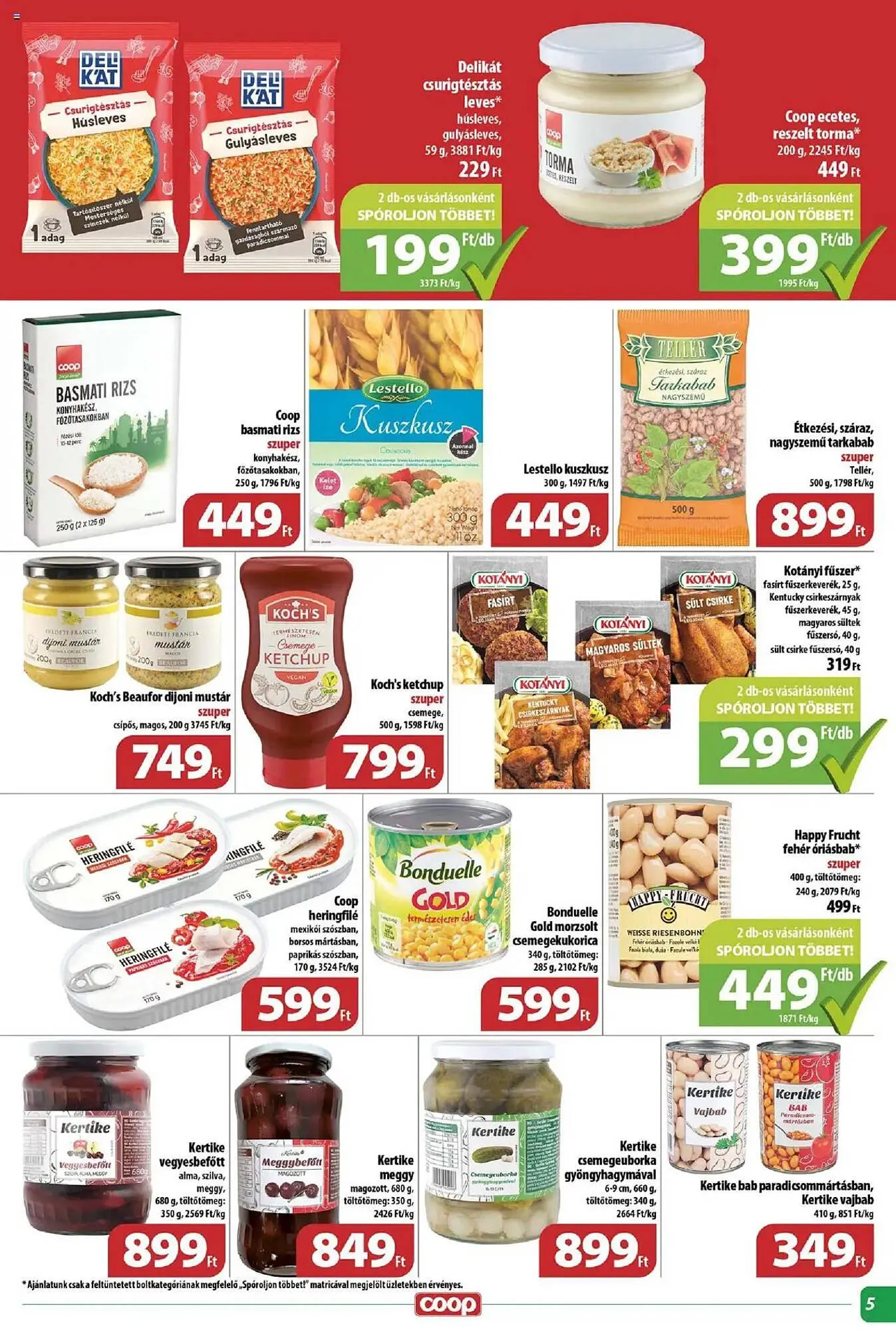 Katalógus Coop akciós újság március 27.-tól április 2.-ig 2025. - Oldal 5