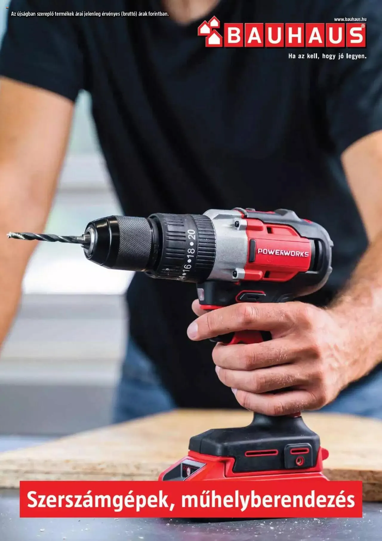 Katalógus Bauhaus - Szerszámgépek, műhelyberendezések december 1.-tól december 31.-ig 2023. - Oldal 1