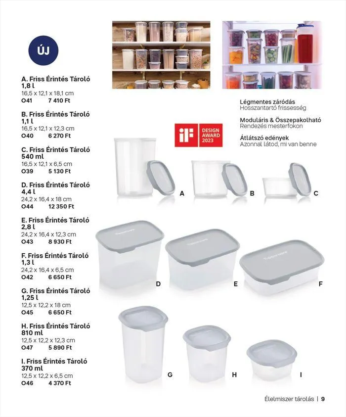 Katalógus Tupperware akciós szeptember 7.-tól december 31.-ig 2024. - Oldal 9