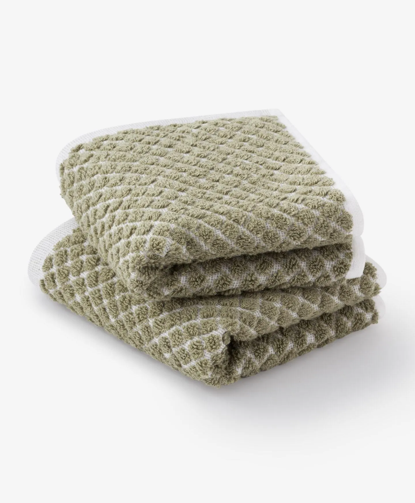 zöld 2 darabos 100% pamut törölköző szett