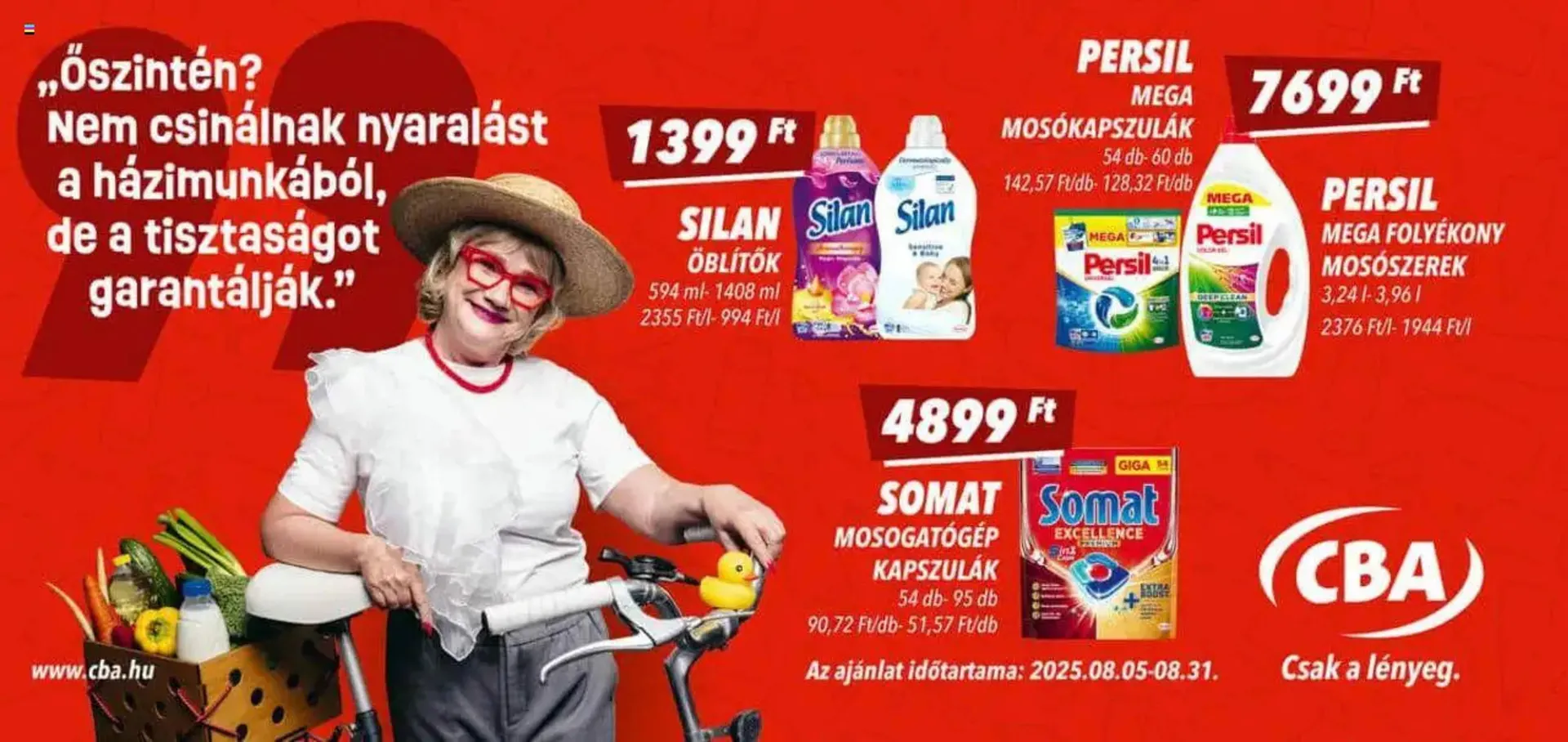 Katalógus CBA akciós újság augusztus 5.-tól augusztus 31.-ig 2025. - Oldal 1