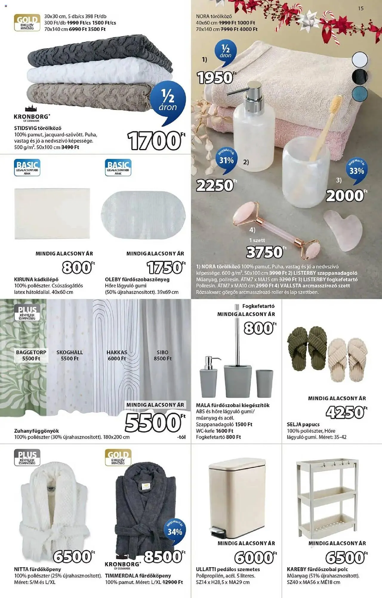 Katalógus JYSK akciós újság december 17.-tól december 30.-ig 2025. - Oldal 15